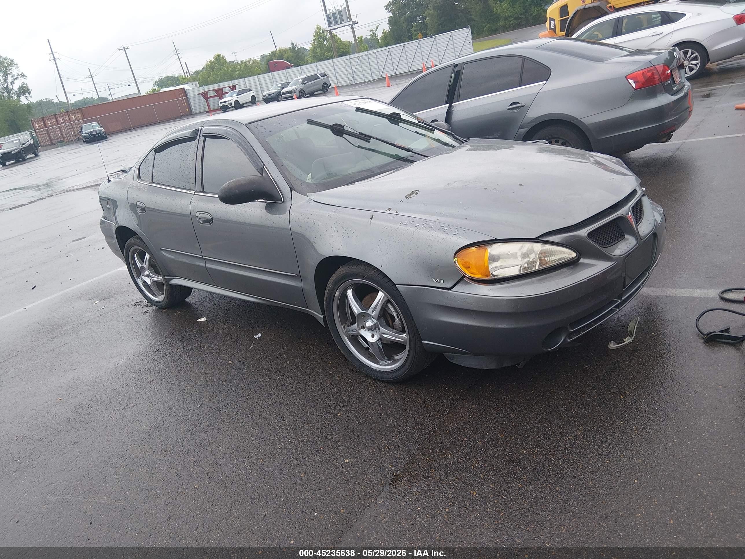 2005 Pontiac Grand Am Se Gray vin: 1G2NE52E15M219339