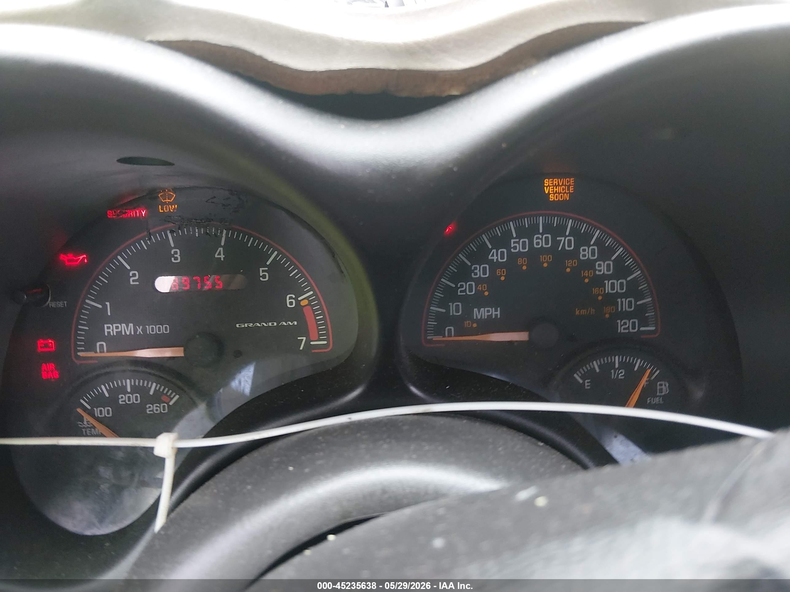 2005 Pontiac Grand Am Se Gray vin: 1G2NE52E15M219339