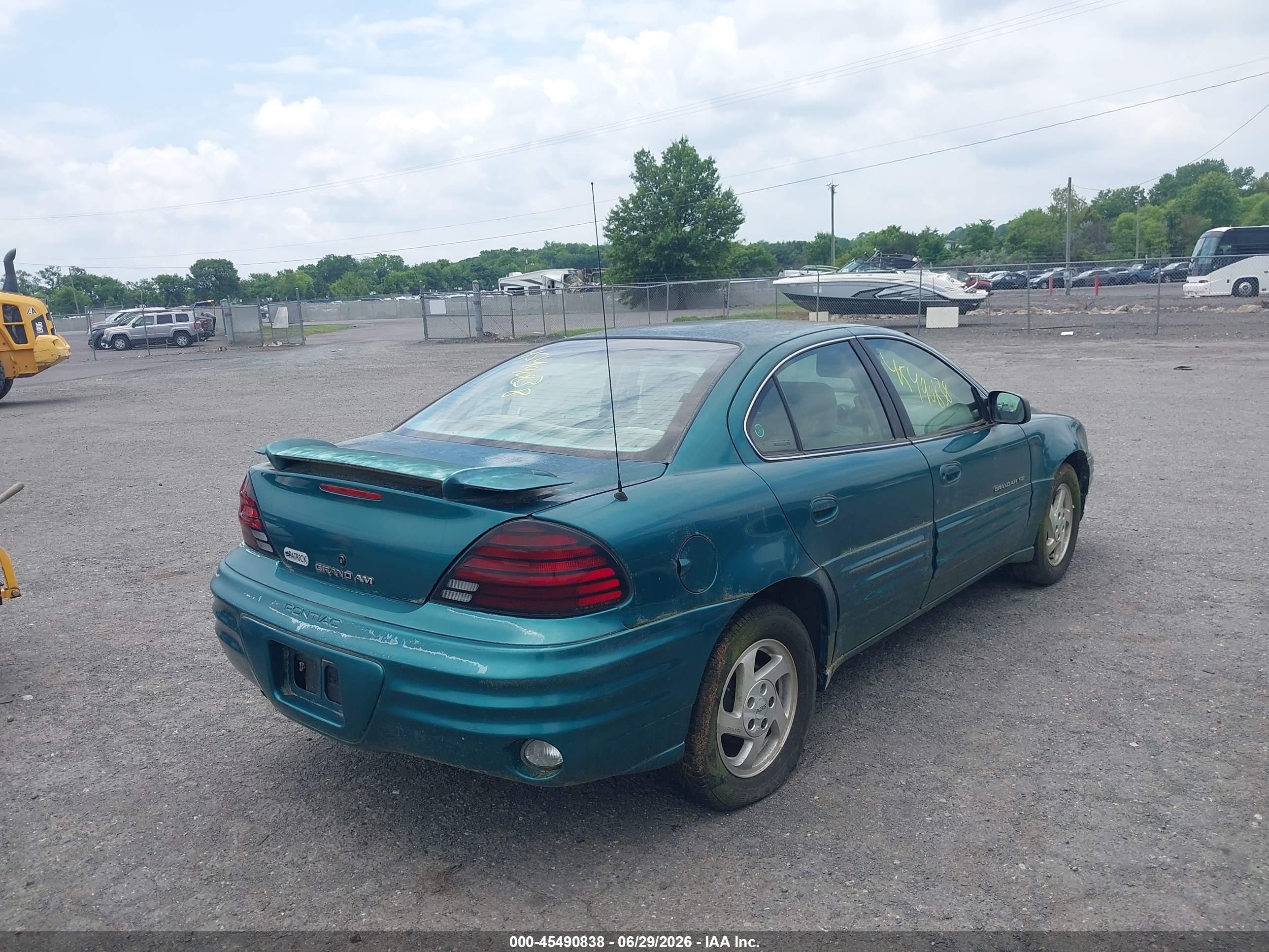 1999 Pontiac Grand Am Se1 Зеленый vin: 1G2NE52E1XM888990