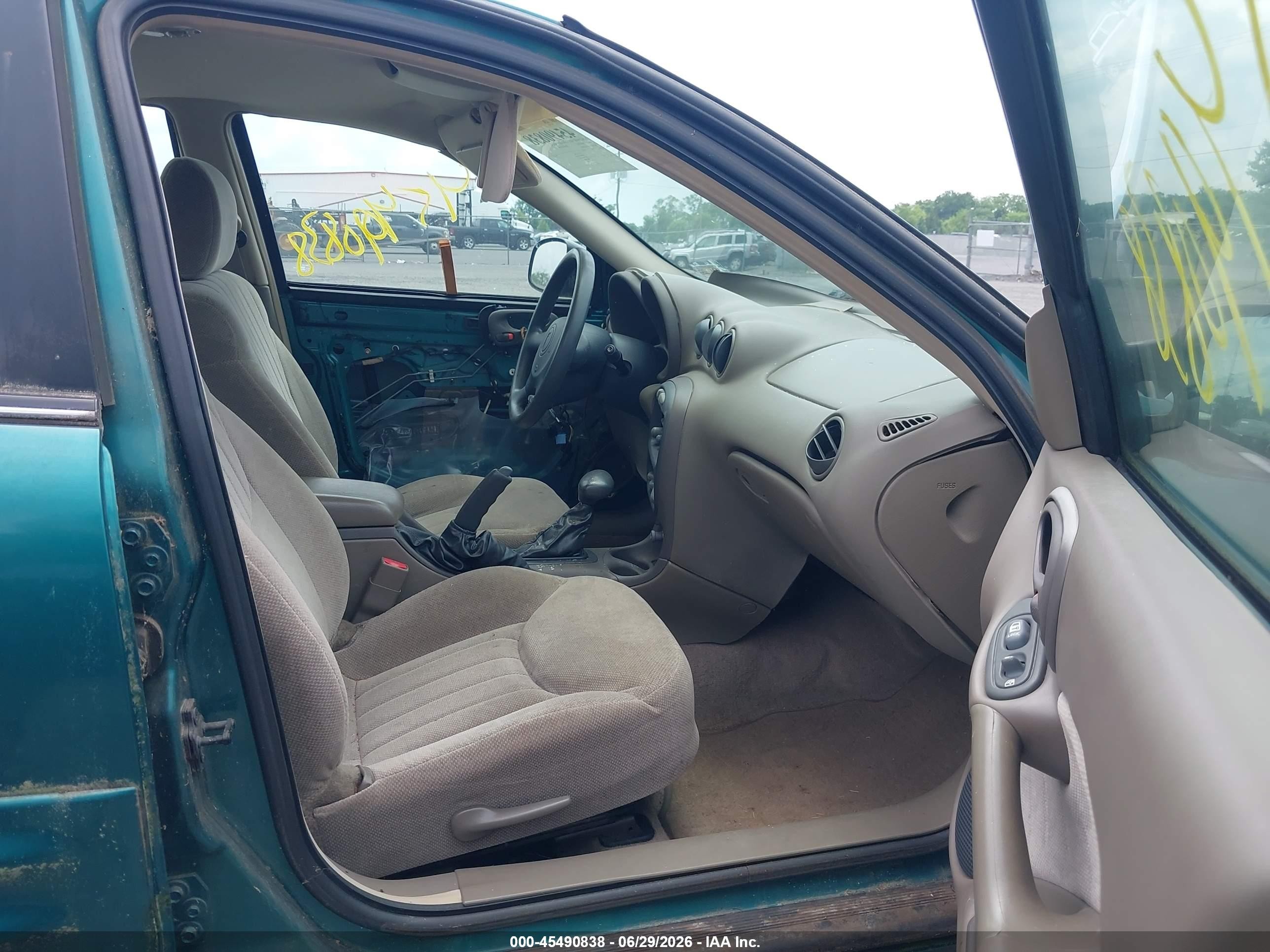 1999 Pontiac Grand Am Se1 Зеленый vin: 1G2NE52E1XM888990