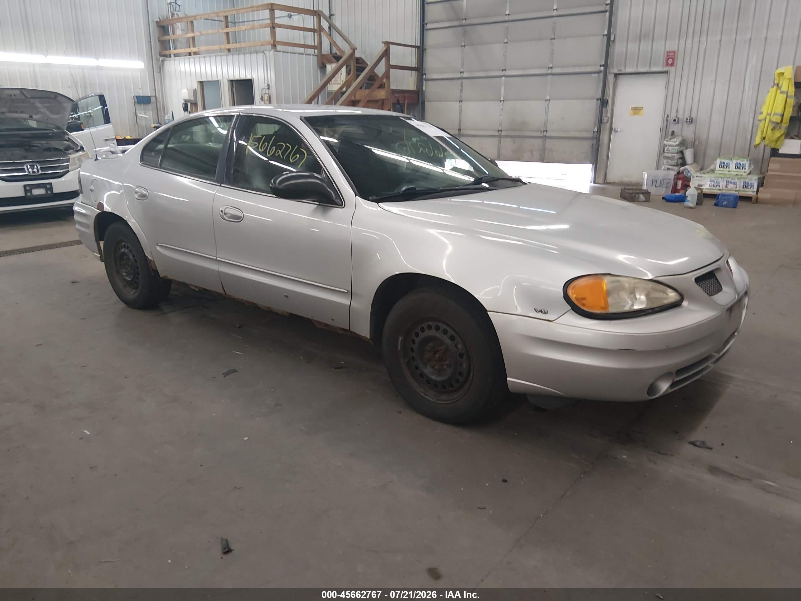 2005 Pontiac Grand Am Se Silver vin: 1G2NE52E25M134607