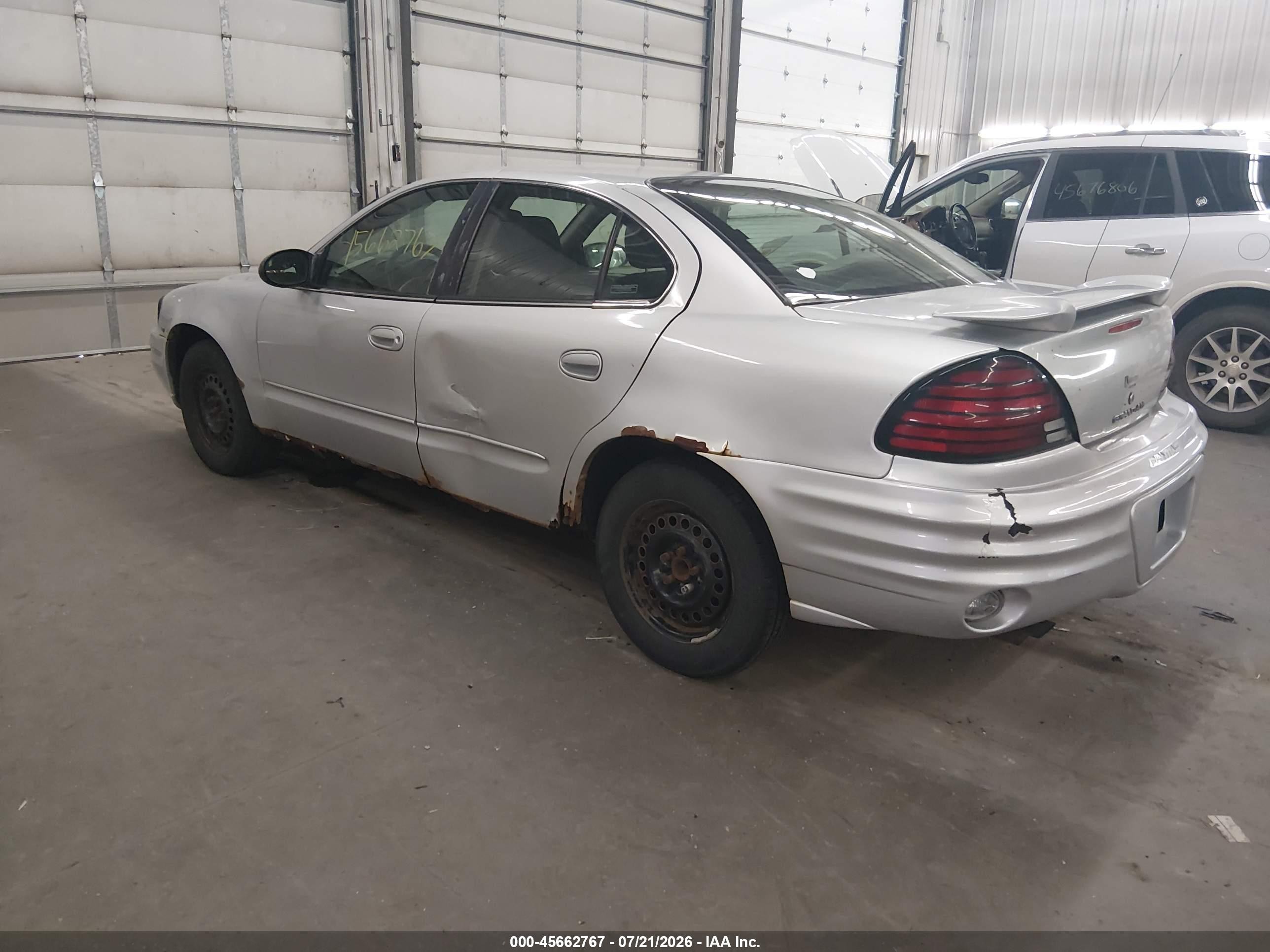 2005 Pontiac Grand Am Se Silver vin: 1G2NE52E25M134607