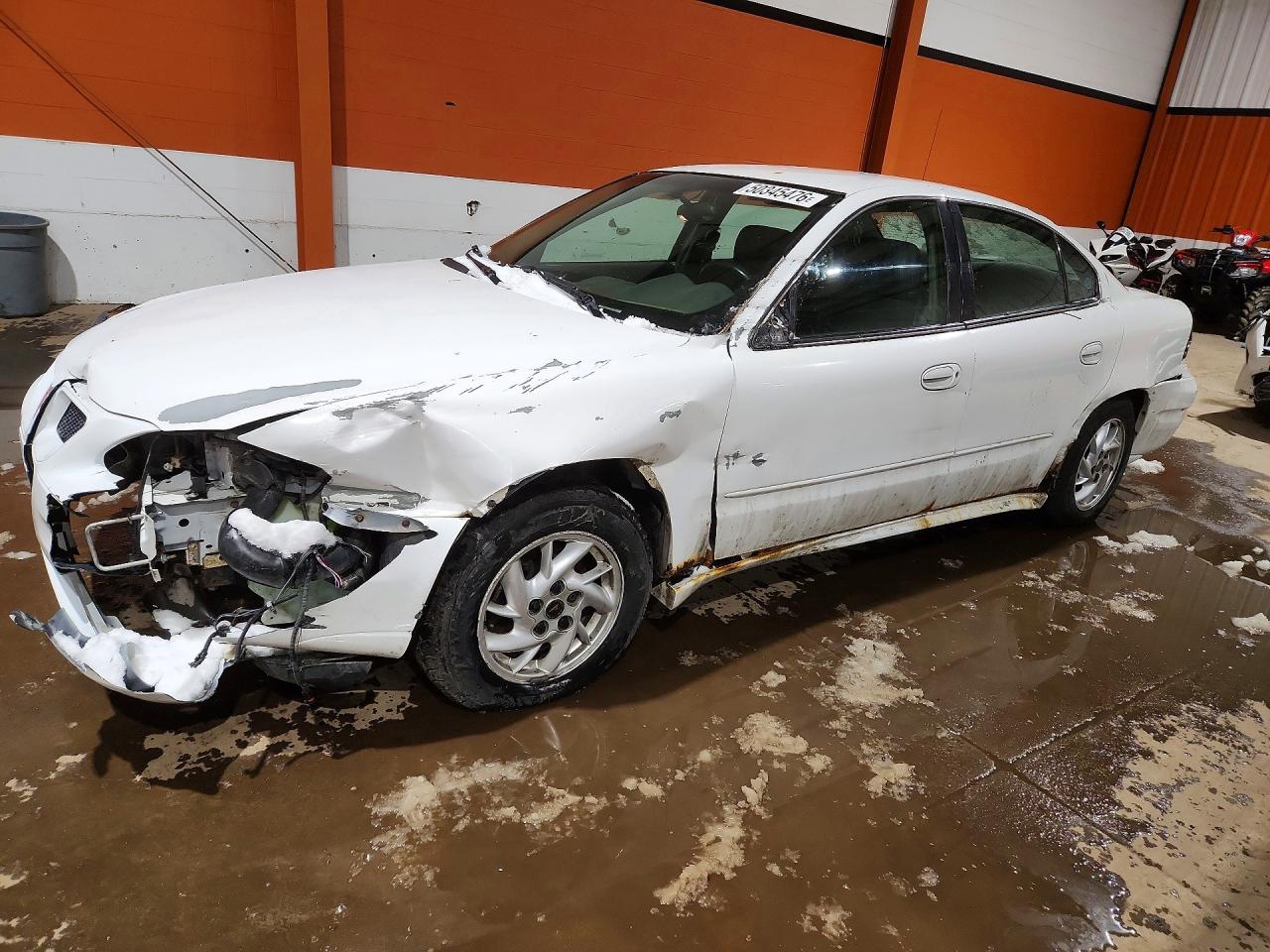 2005 Pontiac Grand Am Se White vin: 1G2NE52E25M177232