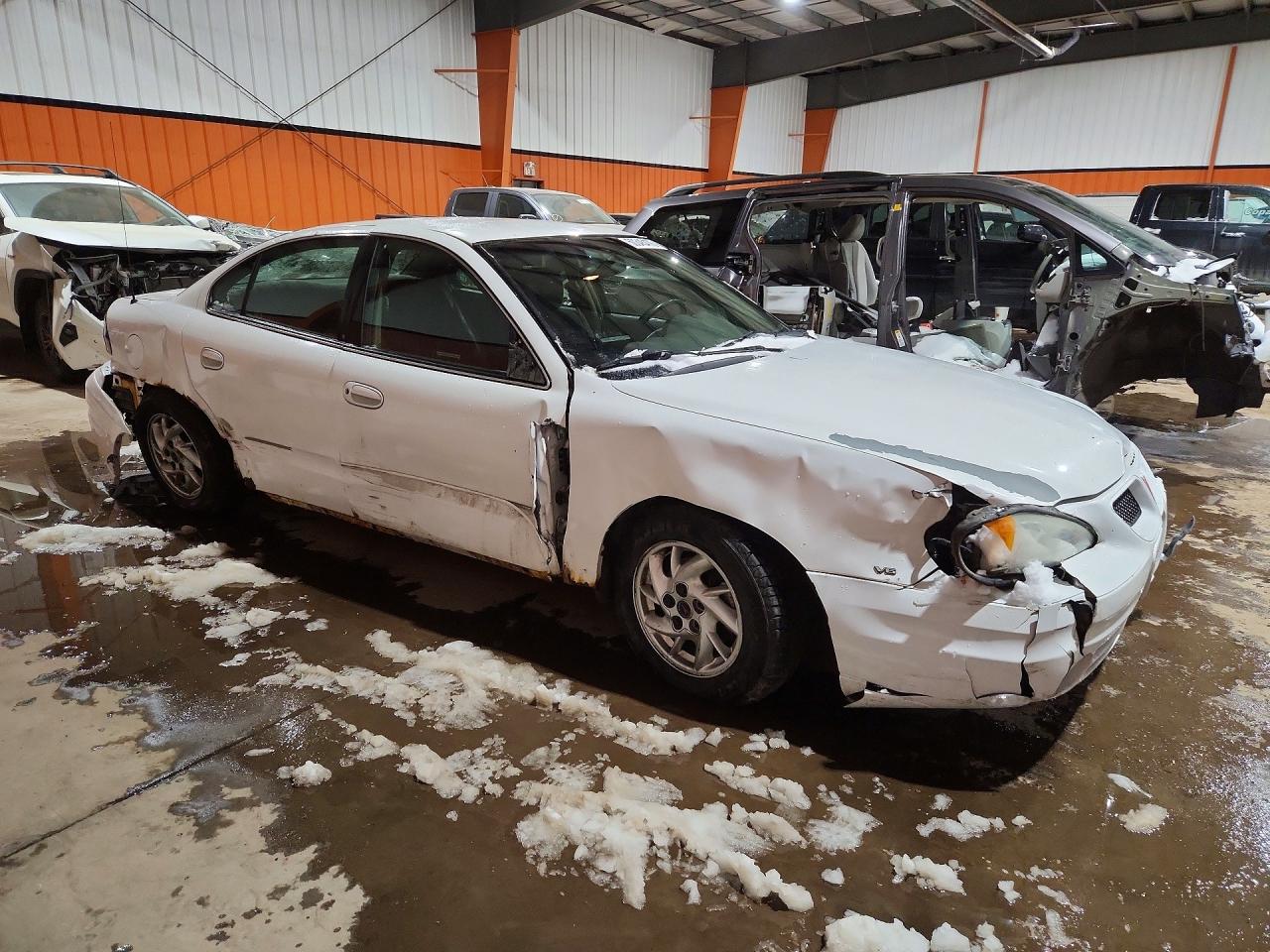 2005 Pontiac Grand Am Se White vin: 1G2NE52E25M177232