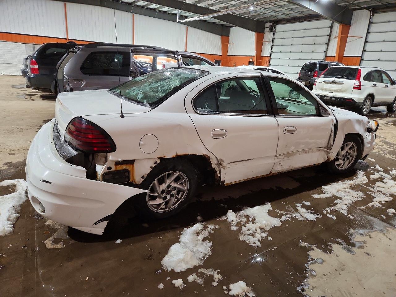 2005 Pontiac Grand Am Se White vin: 1G2NE52E25M177232