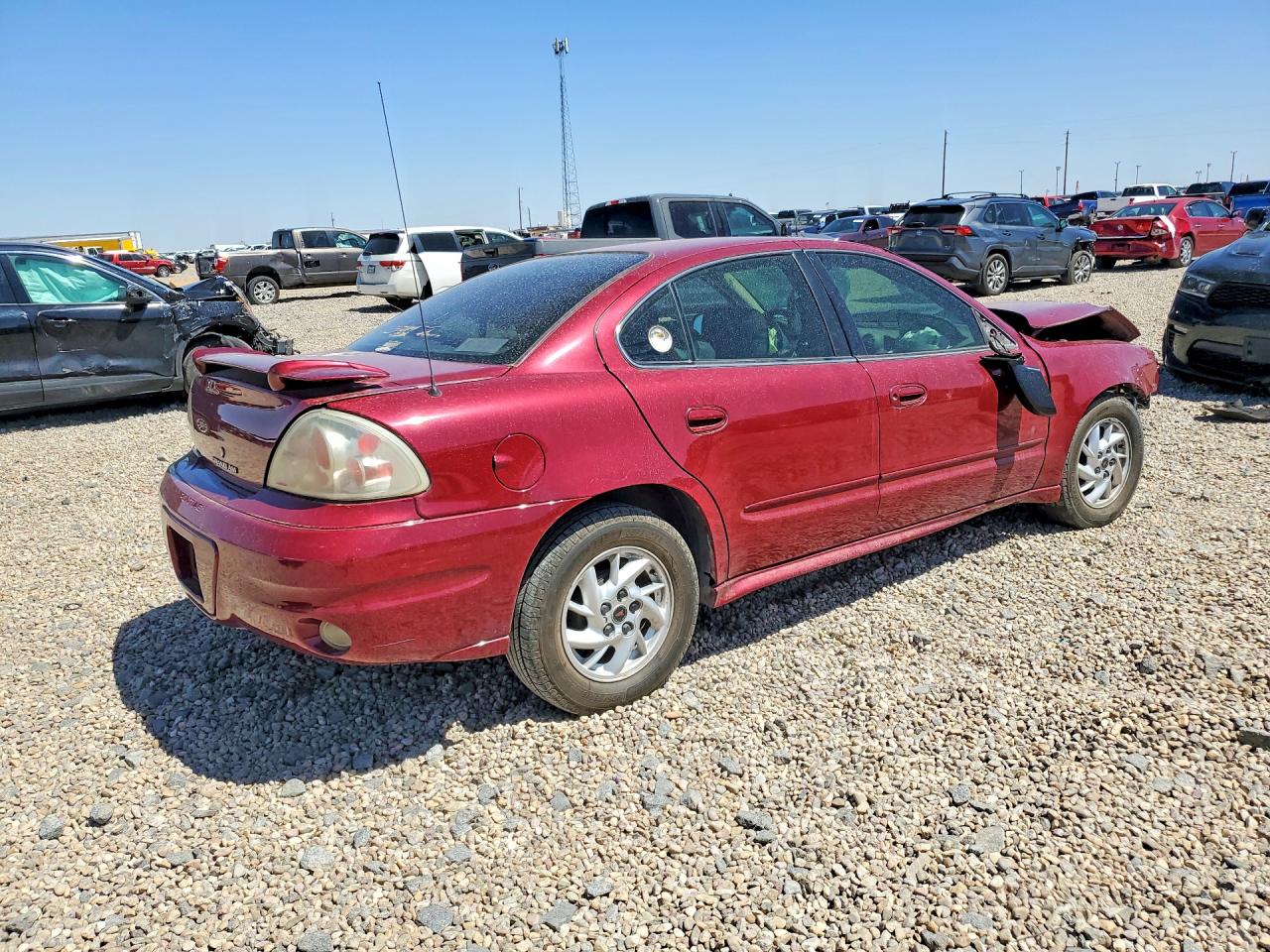 2005 Pontiac Grand Am Se Maroon vin: 1G2NE52E45M186949