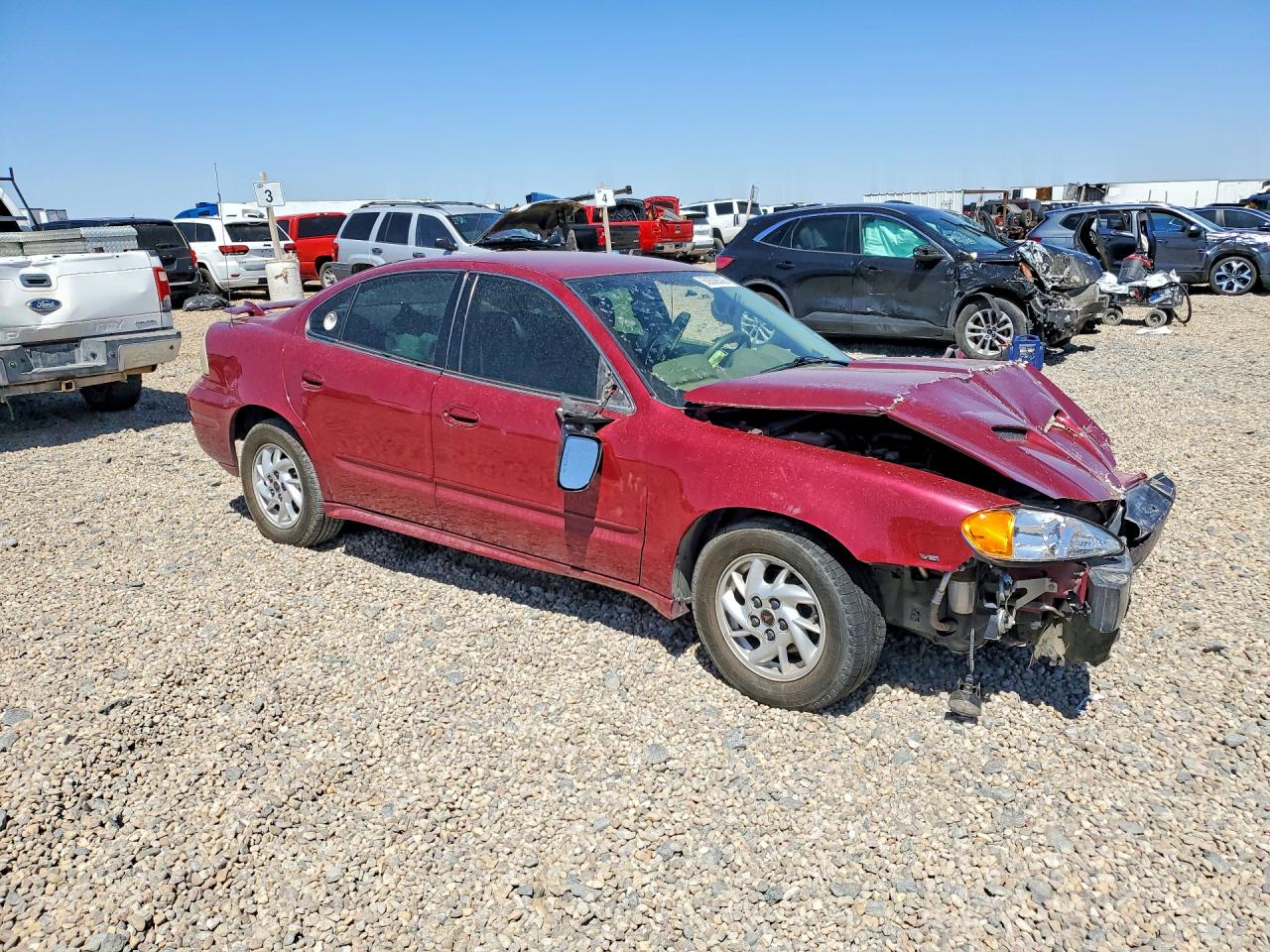 2005 Pontiac Grand Am Se Maroon vin: 1G2NE52E45M186949