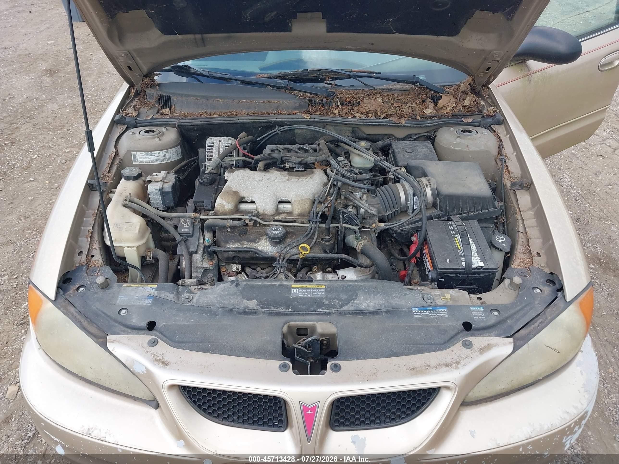 2005 Pontiac Grand Am Se Золотой vin: 1G2NE52E55M253185