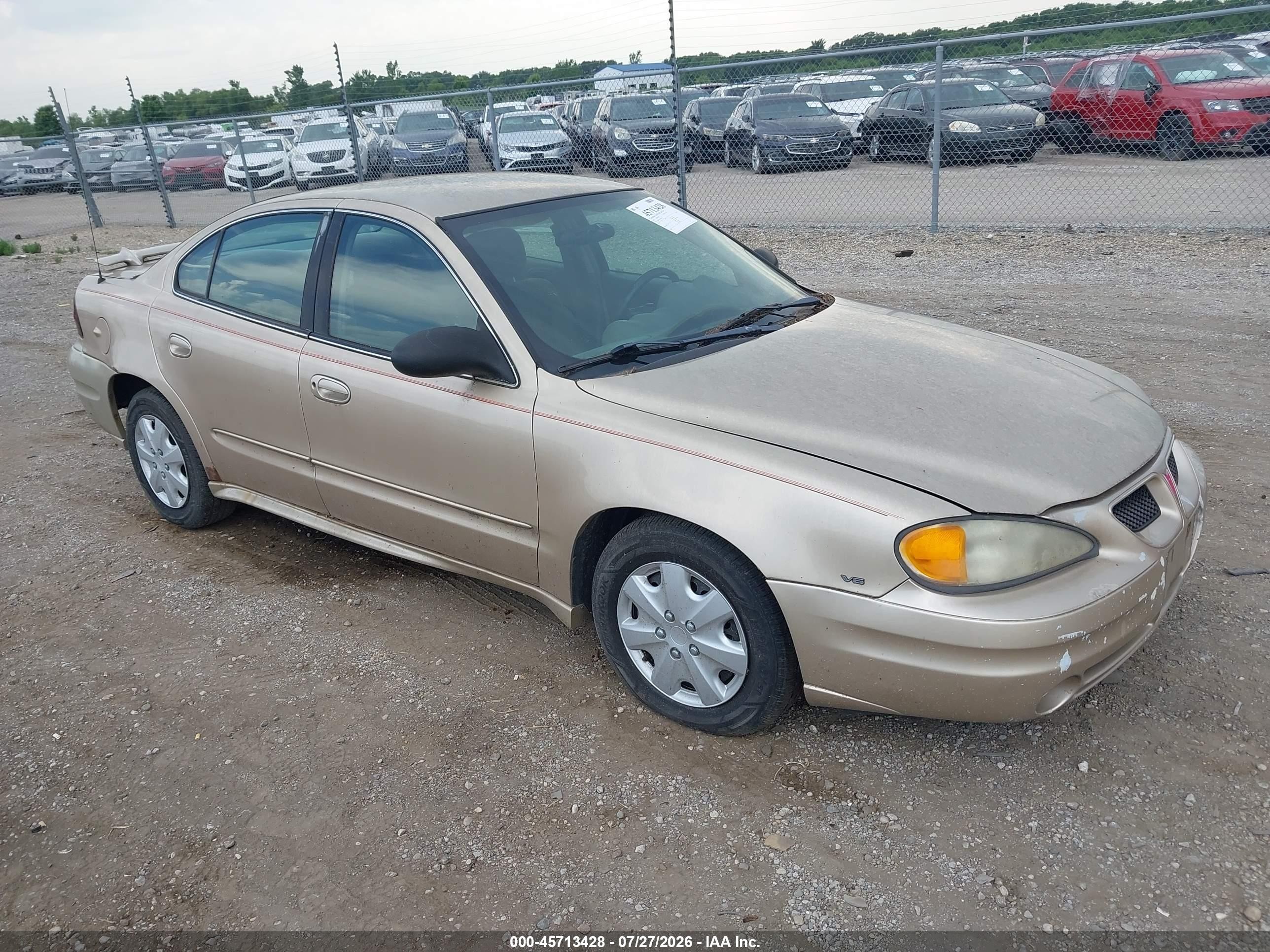 2005 Pontiac Grand Am Se Gold vin: 1G2NE52E55M253185