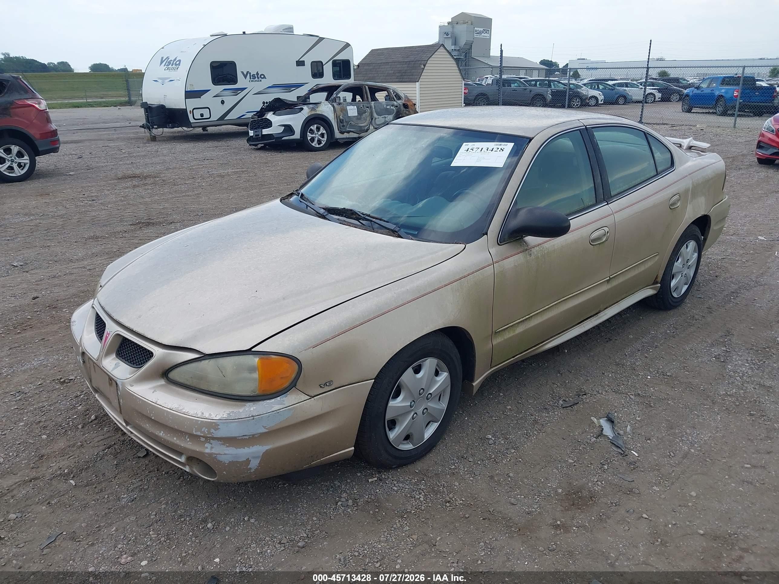 2005 Pontiac Grand Am Se Золотой vin: 1G2NE52E55M253185