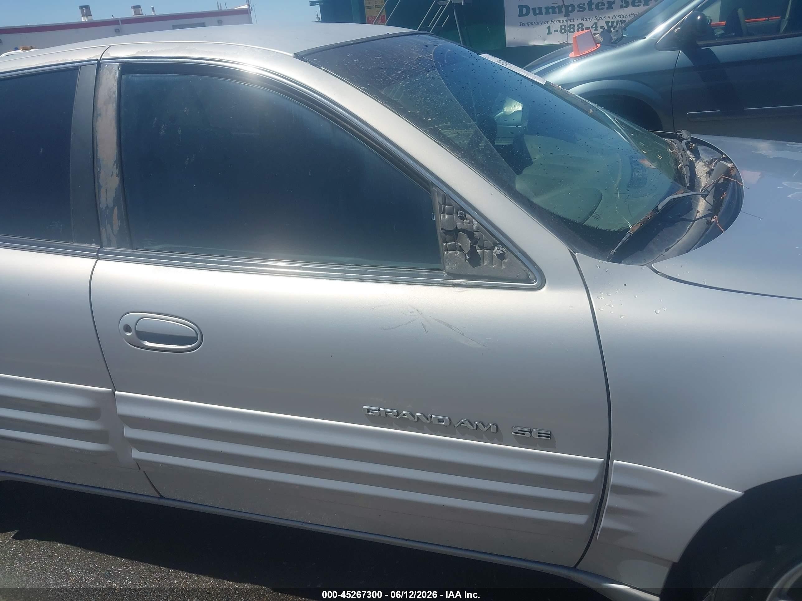 1999 Pontiac Grand Am Se2 Silver vin: 1G2NE52E5XC558744