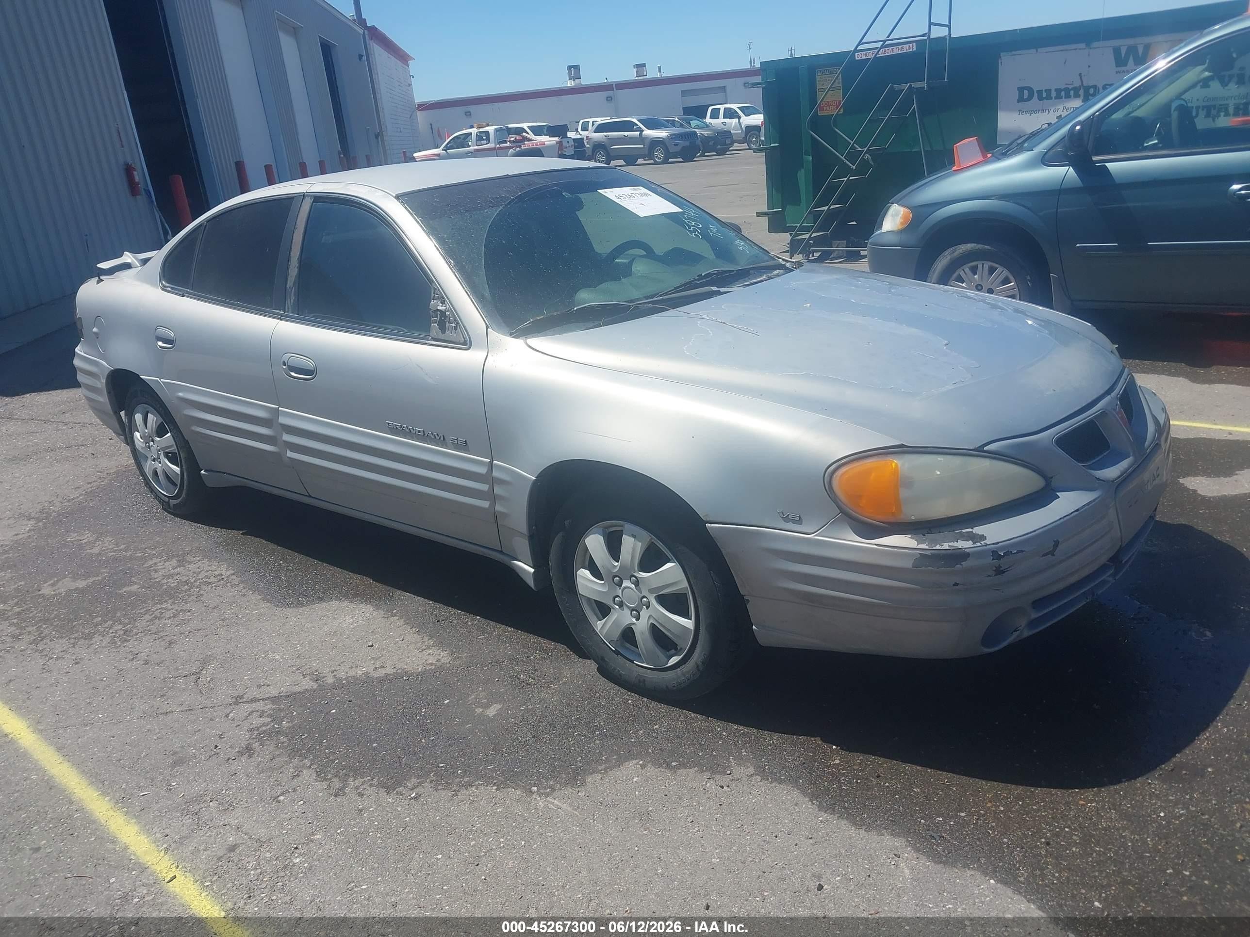1999 Pontiac Grand Am Se2 Silver vin: 1G2NE52E5XC558744