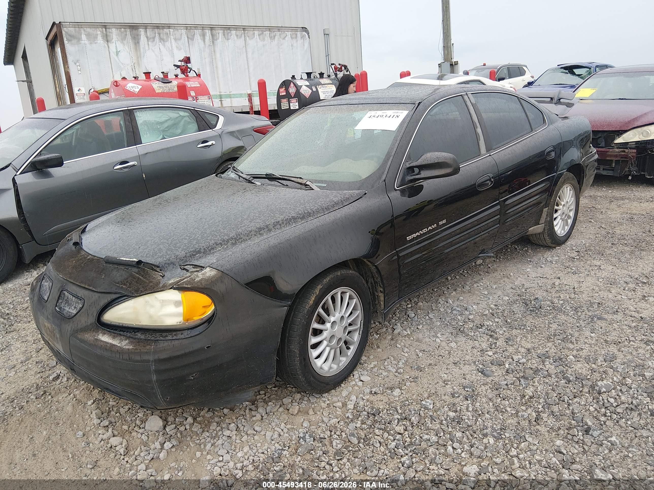 1999 Pontiac Grand Am Se2 Черный vin: 1G2NE52E8XM805622