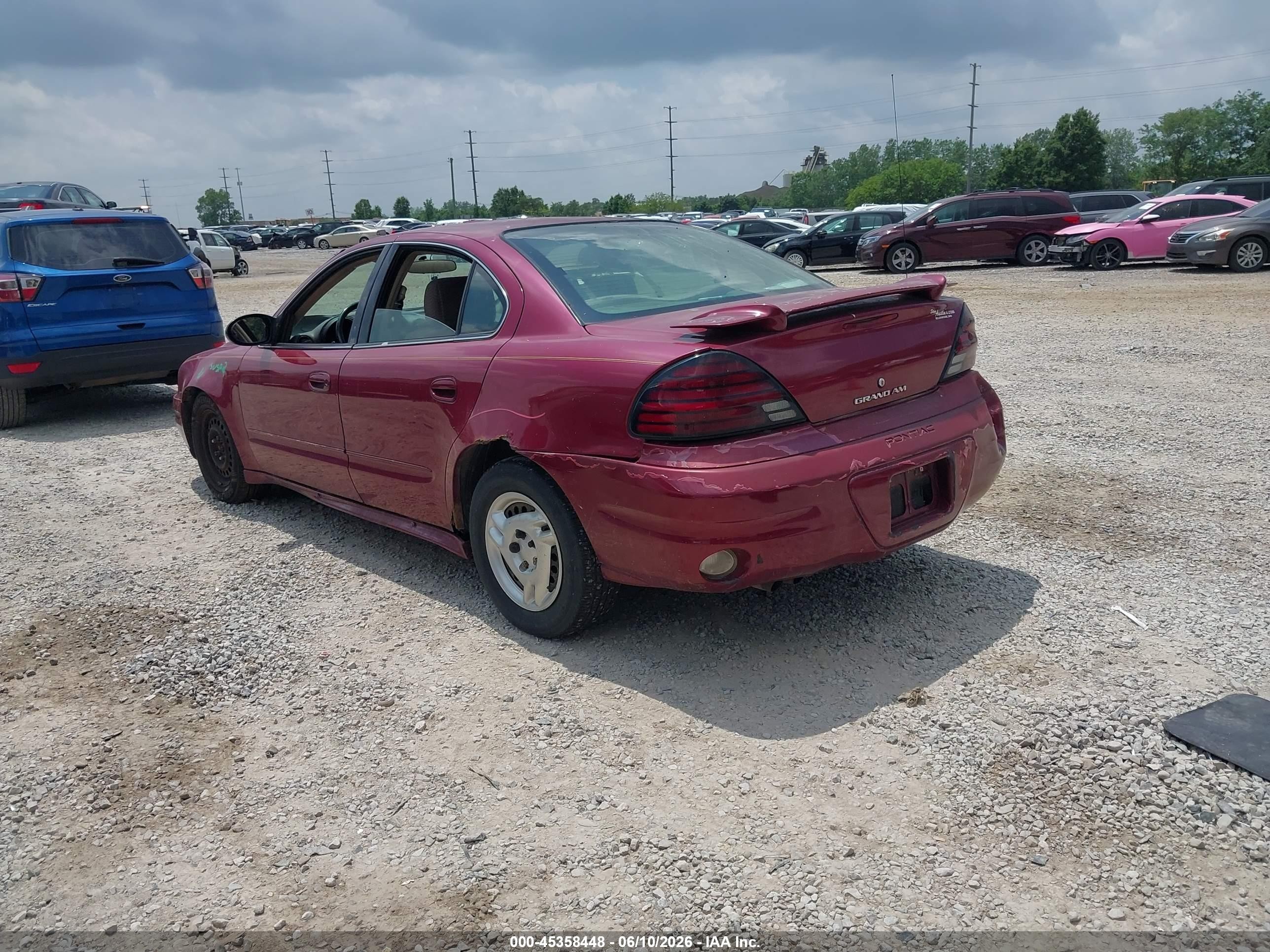 2005 Pontiac Grand Am Se Темно-бордовый vin: 1G2NE52E95M250628