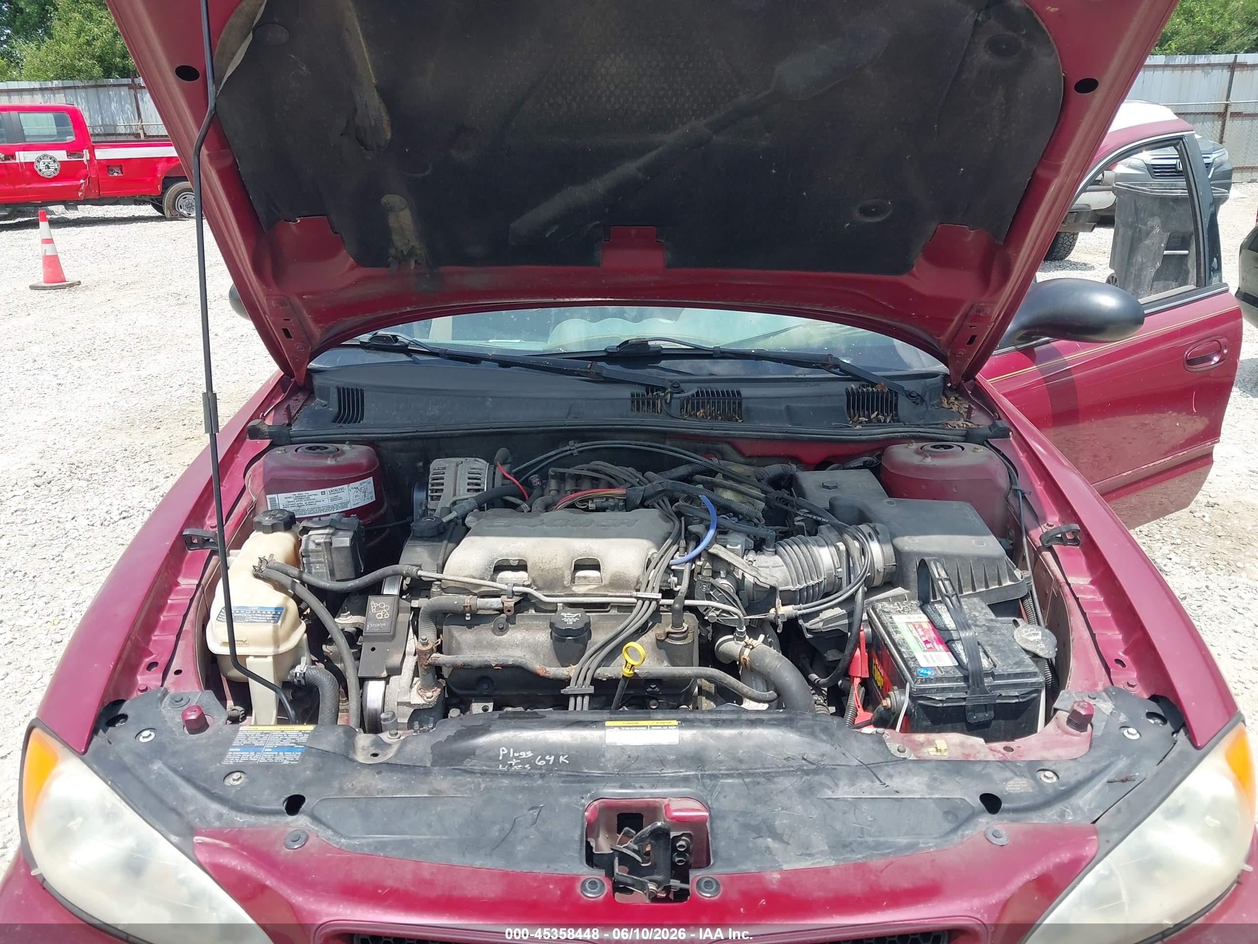 2005 Pontiac Grand Am Se Темно-бордовый vin: 1G2NE52E95M250628