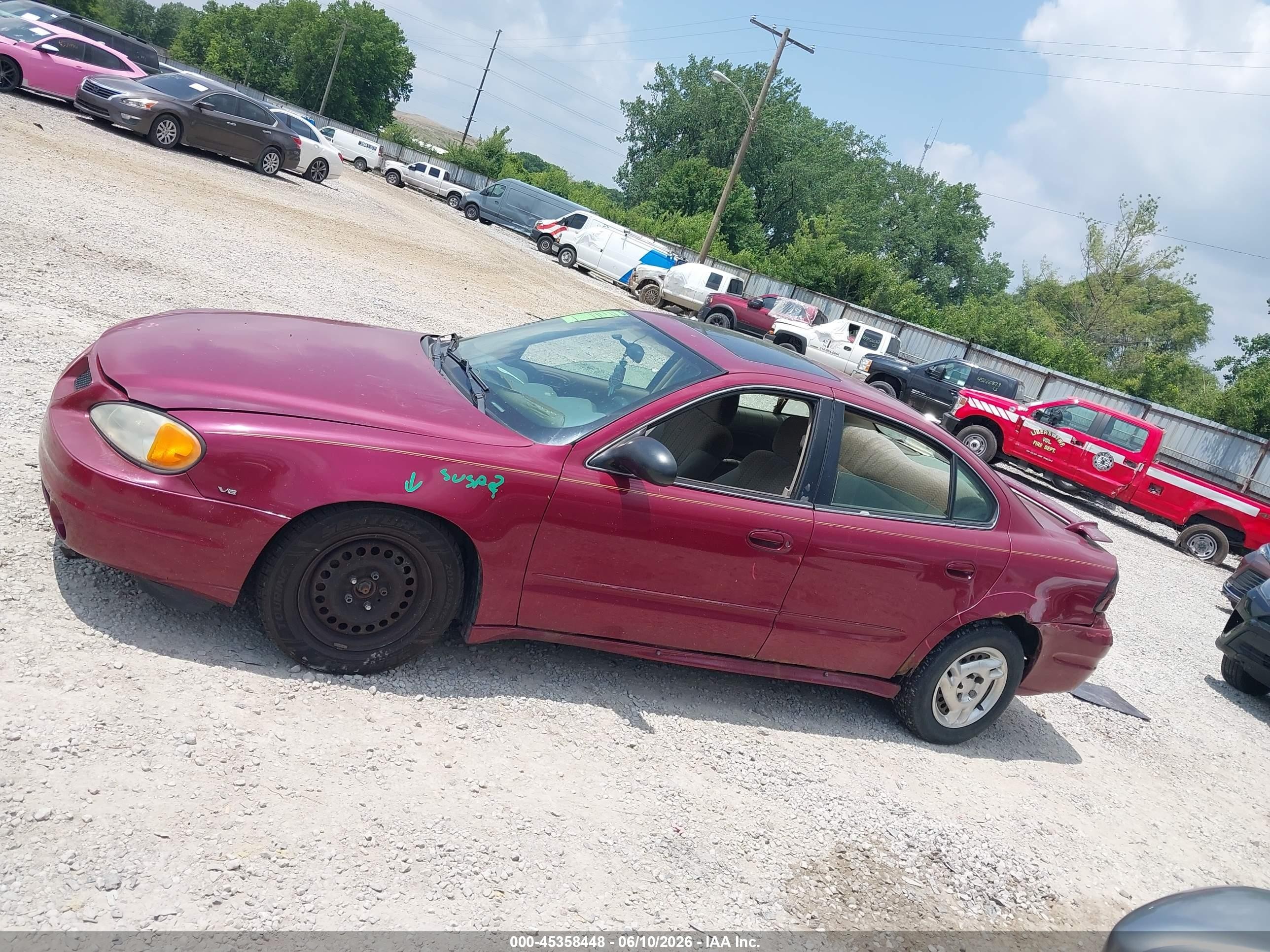 2005 Pontiac Grand Am Se Темно-бордовый vin: 1G2NE52E95M250628