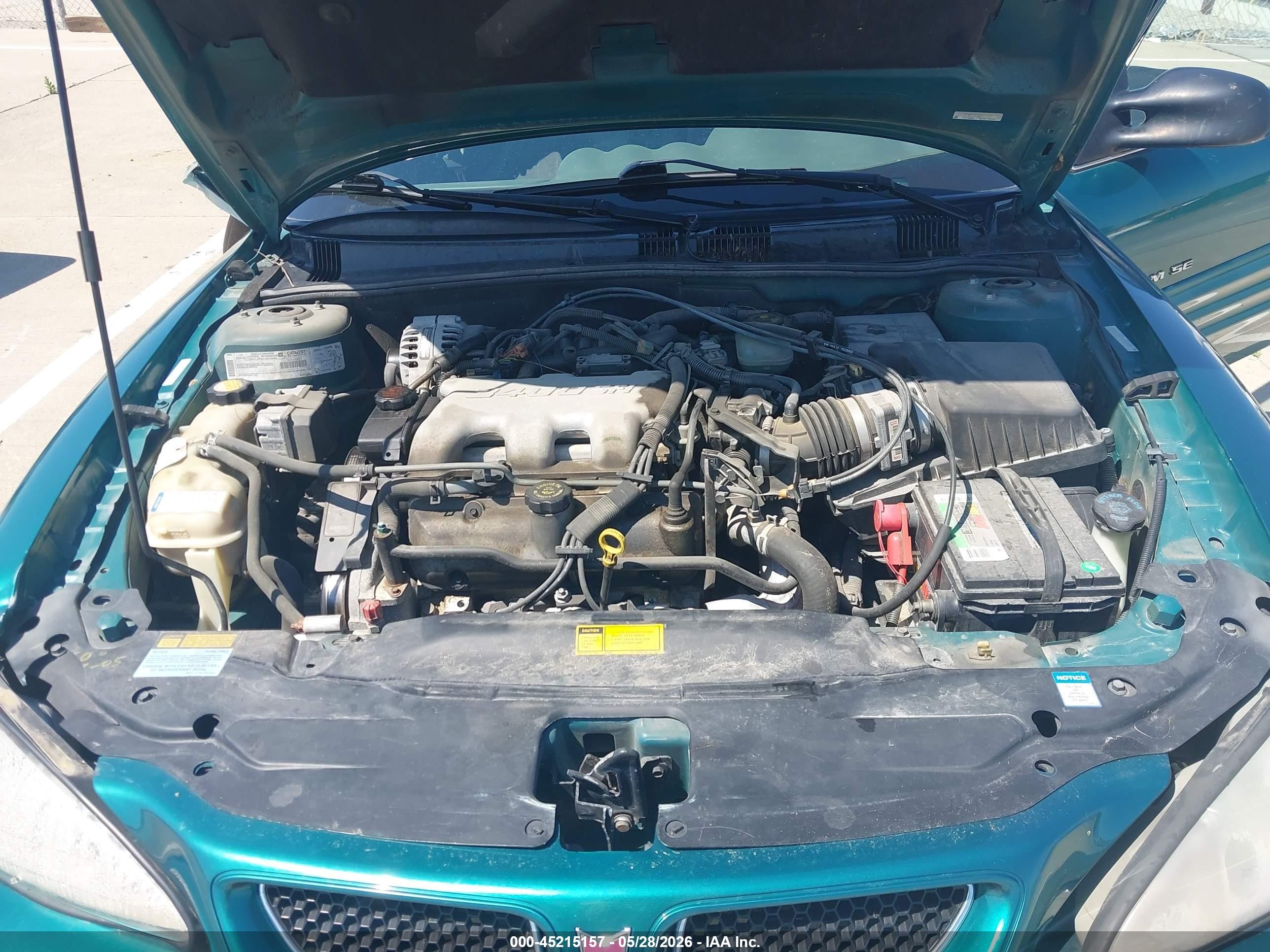 1999 Pontiac Grand Am Se1 Green vin: 1G2NE52E9XC511118