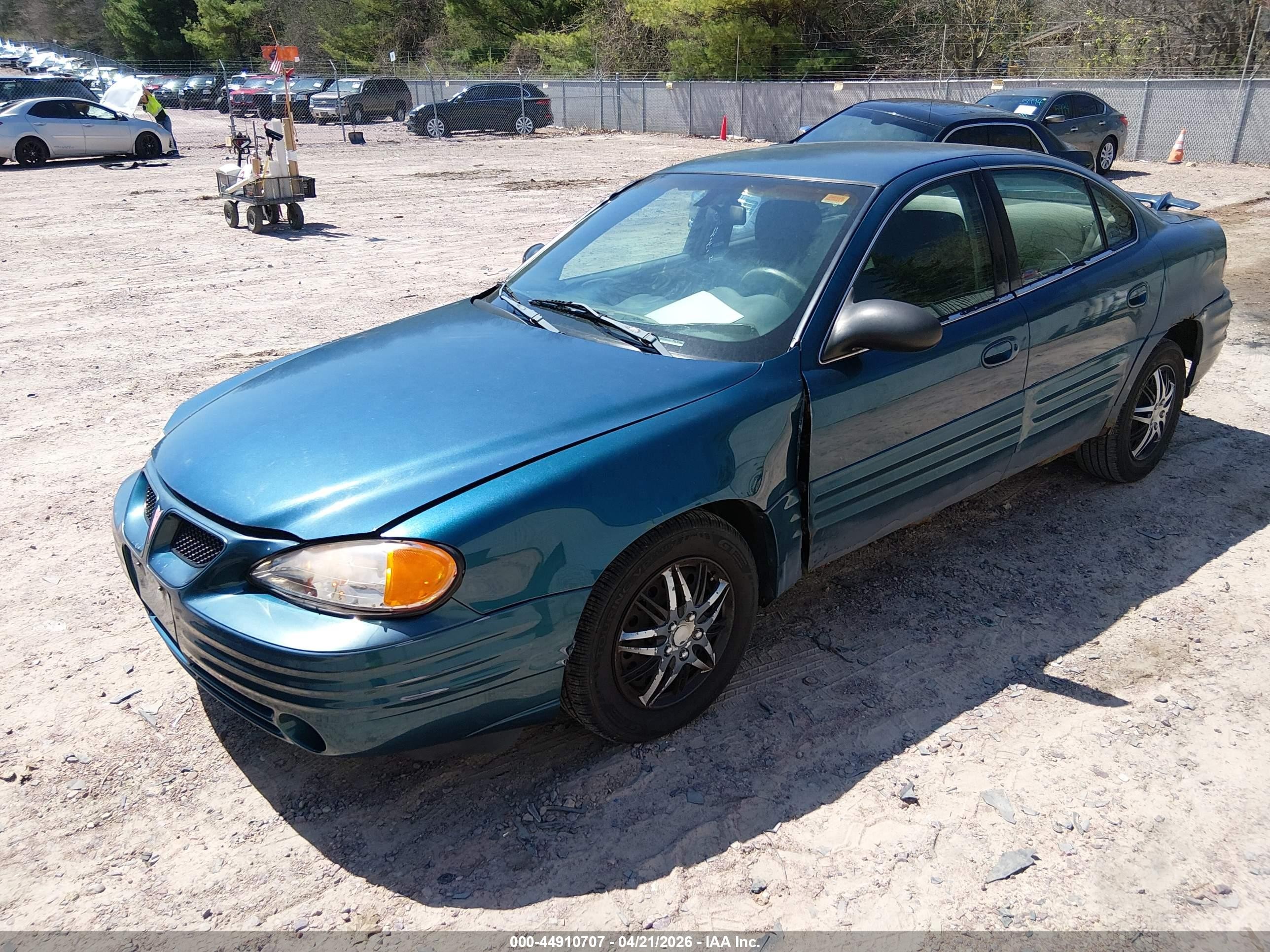 2002 Pontiac Grand Am Se Green vin: 1G2NE52F02C266792