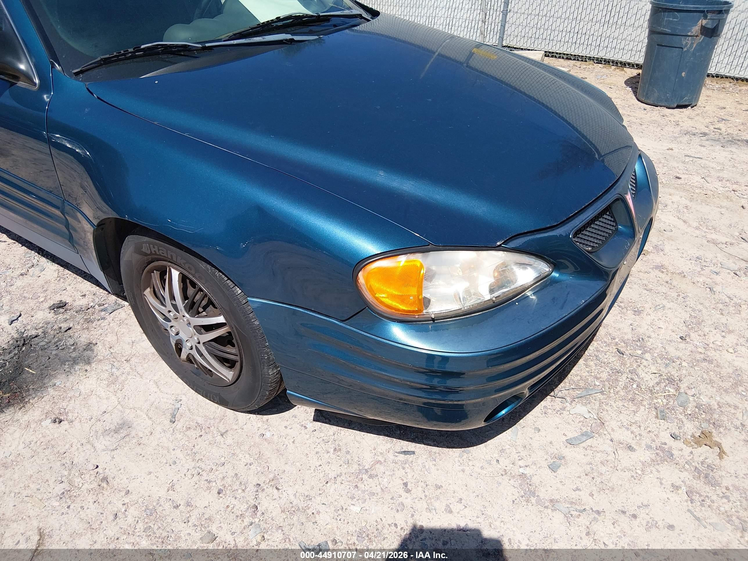 2002 Pontiac Grand Am Se Green vin: 1G2NE52F02C266792