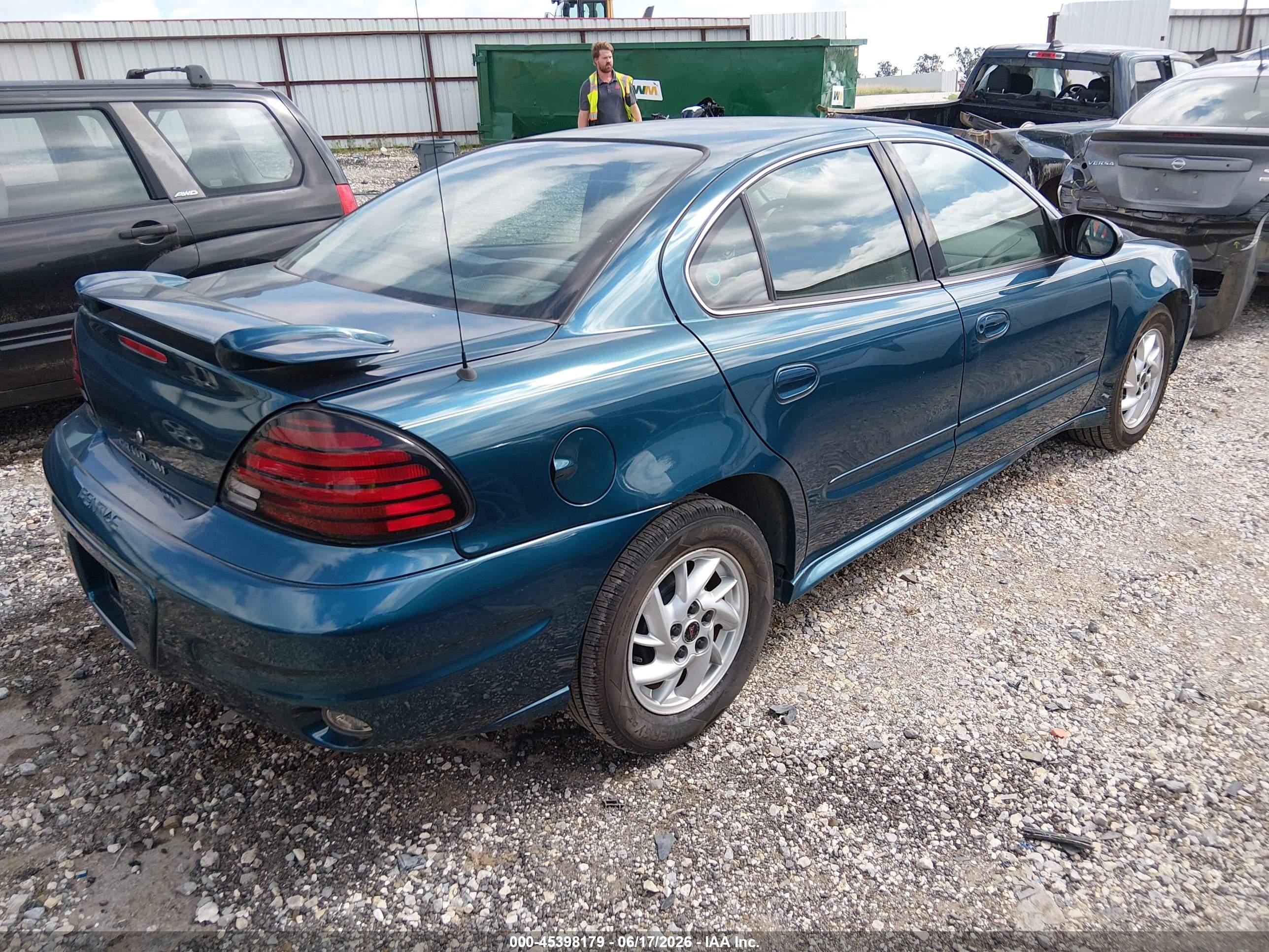 2003 Pontiac Grand Am Se Blue vin: 1G2NE52F03C314678
