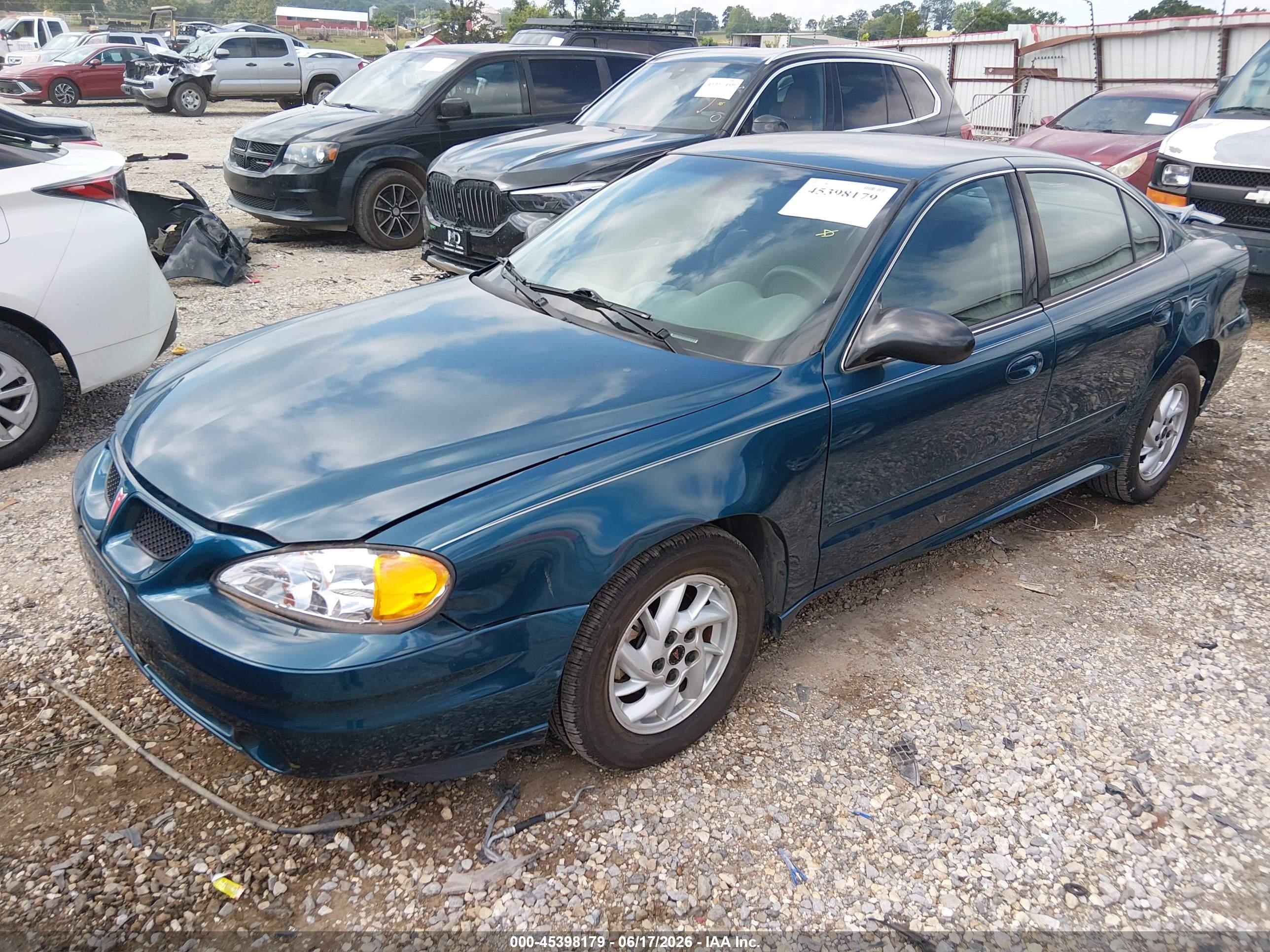 2003 Pontiac Grand Am Se Blue vin: 1G2NE52F03C314678