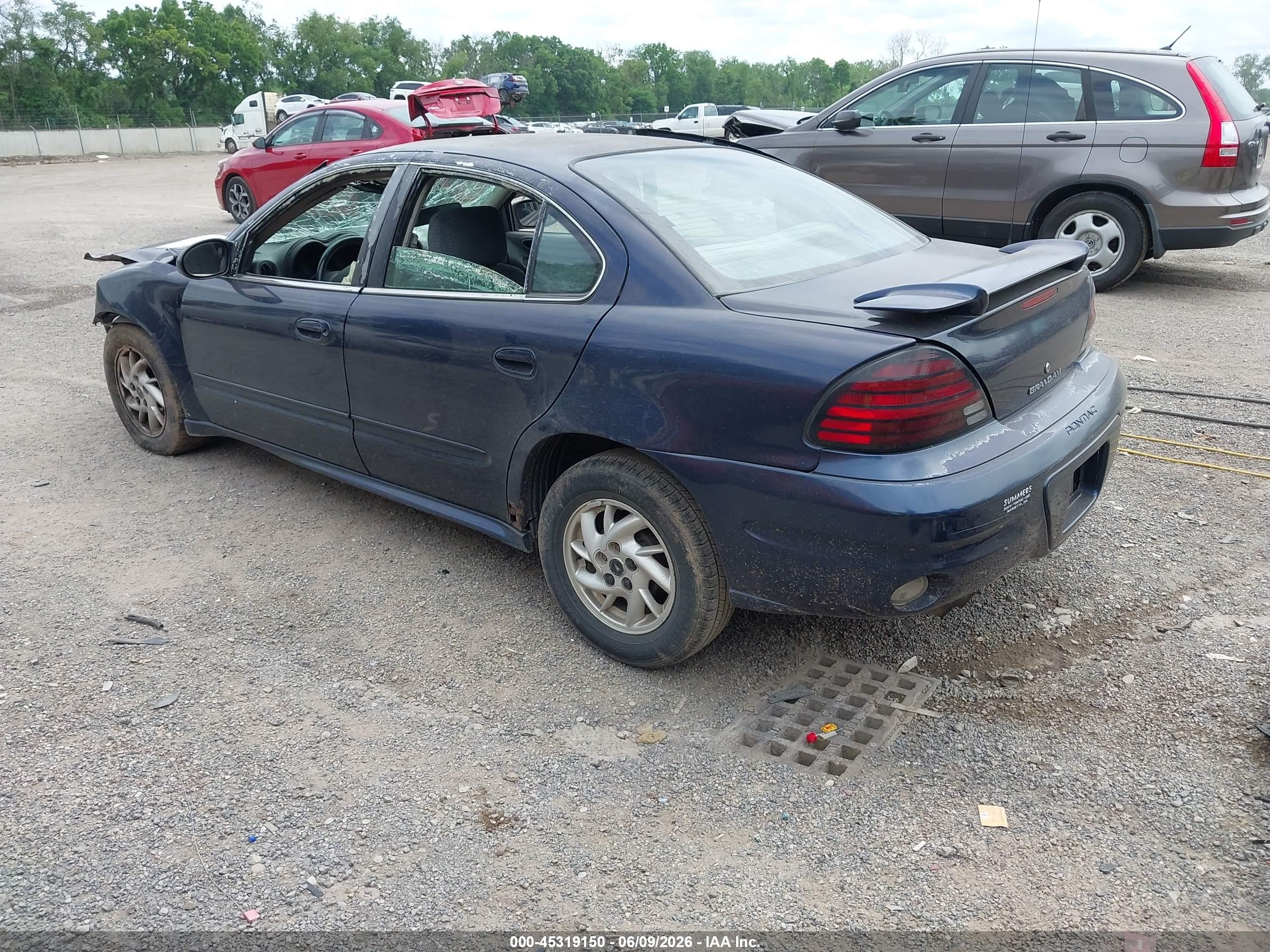 2004 Pontiac Grand Am Se Синий vin: 1G2NE52F04M585378