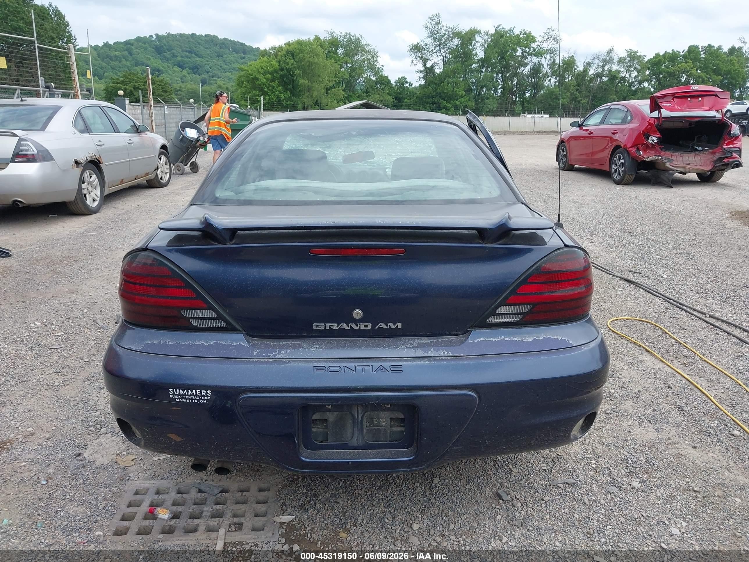 2004 Pontiac Grand Am Se Синий vin: 1G2NE52F04M585378