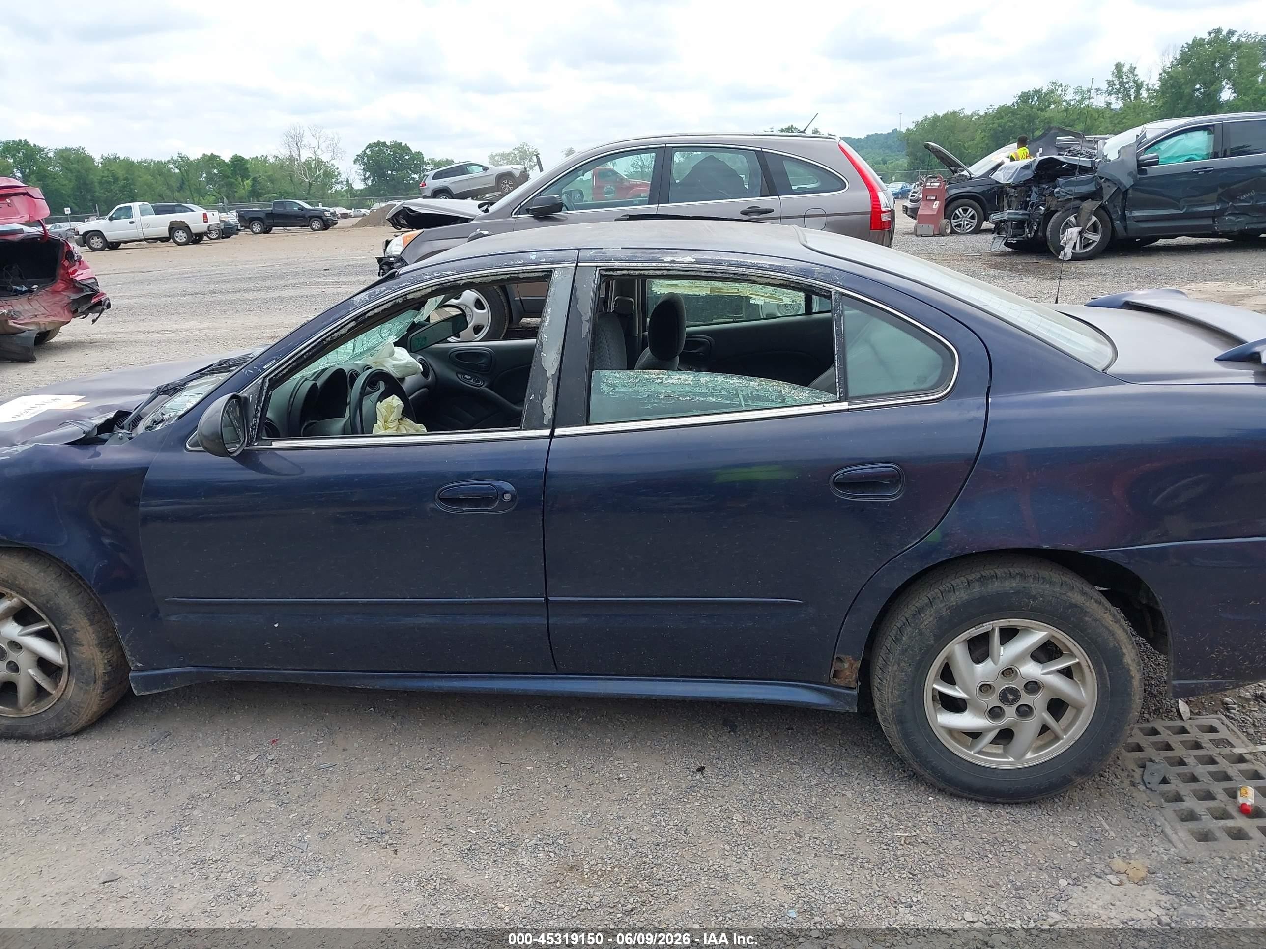 2004 Pontiac Grand Am Se Синий vin: 1G2NE52F04M585378