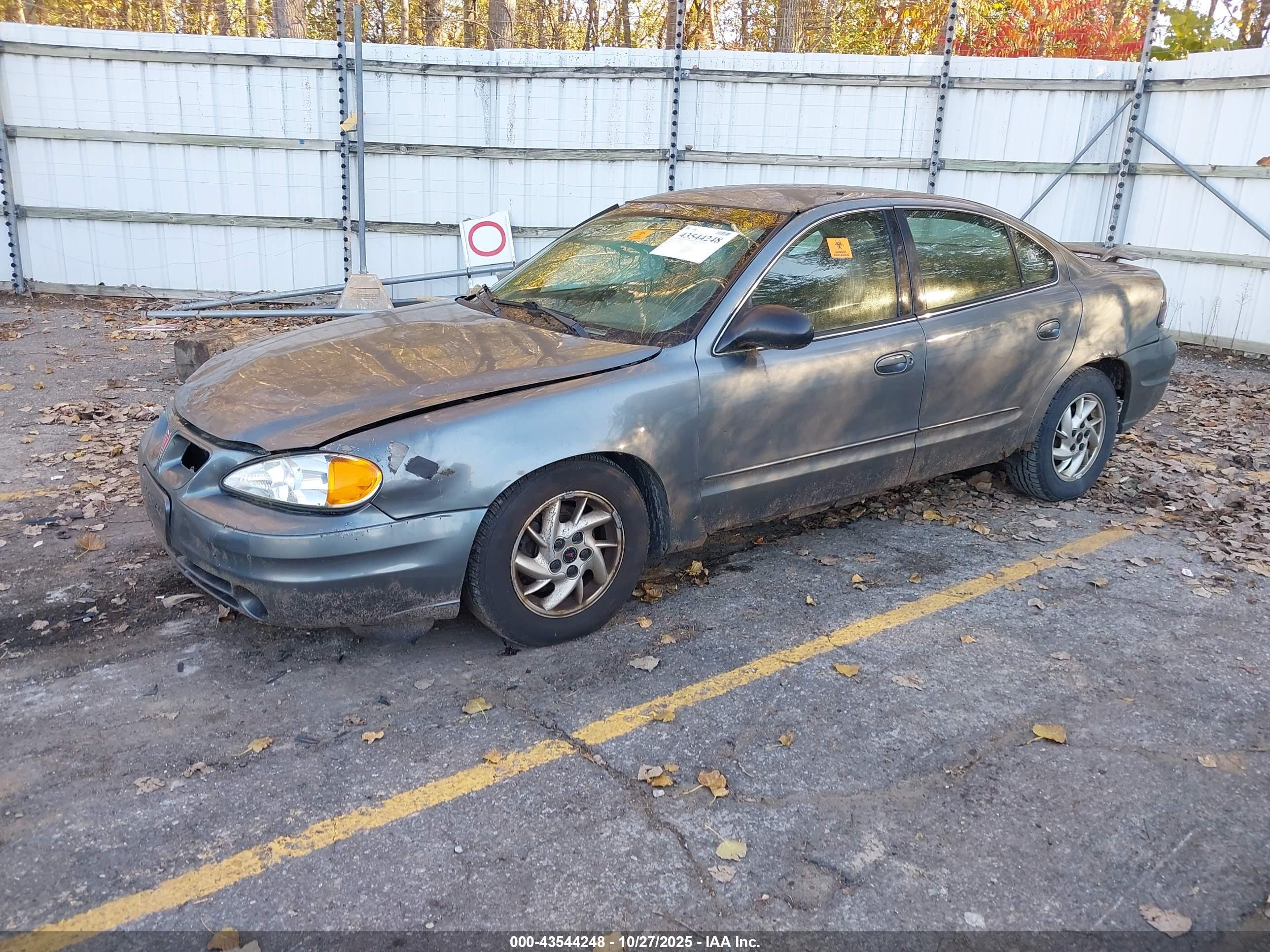2004 Pontiac Grand Am Se Gray vin: 1G2NE52F14M575698