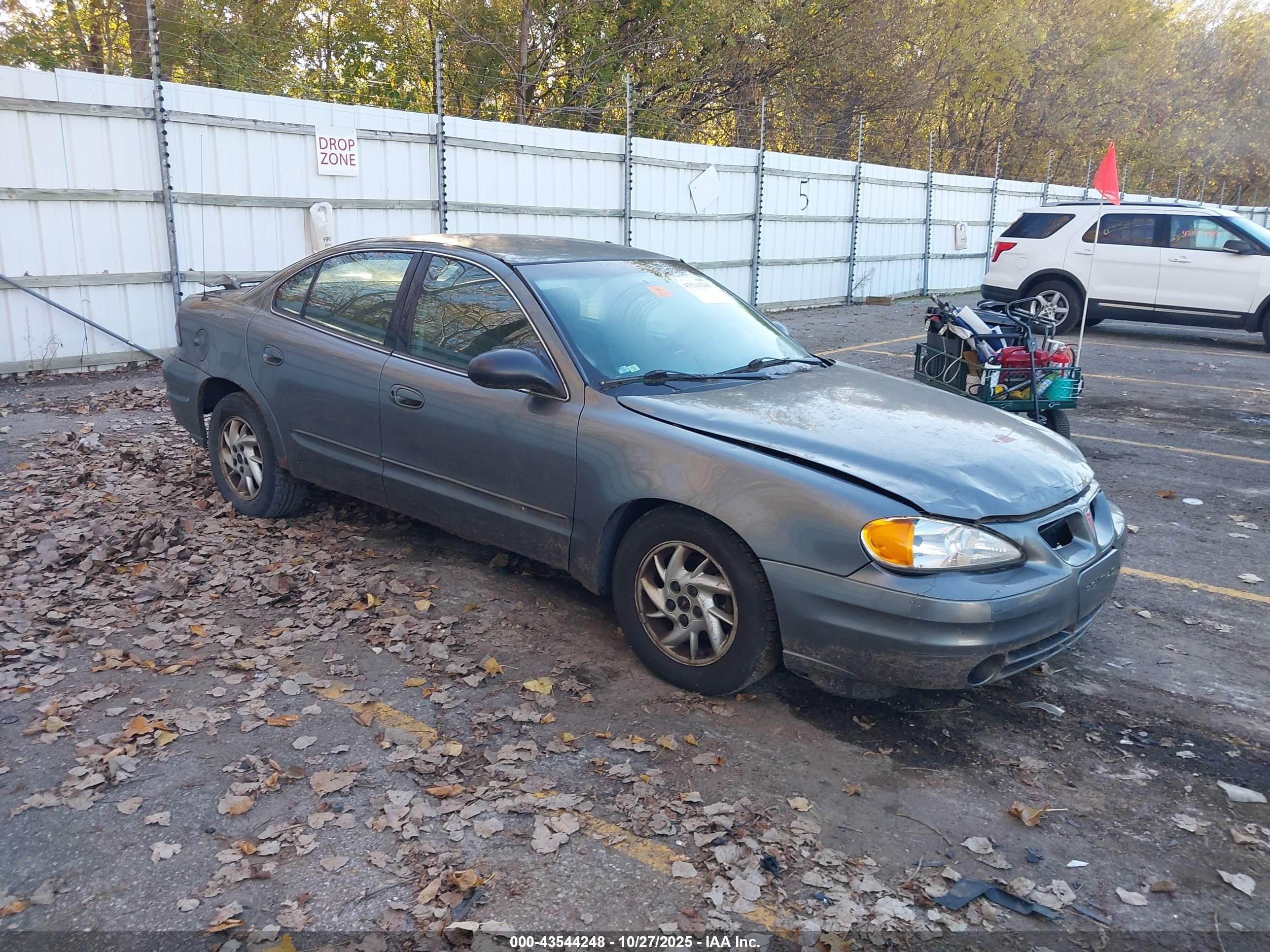 2004 Pontiac Grand Am Se Gray vin: 1G2NE52F14M575698