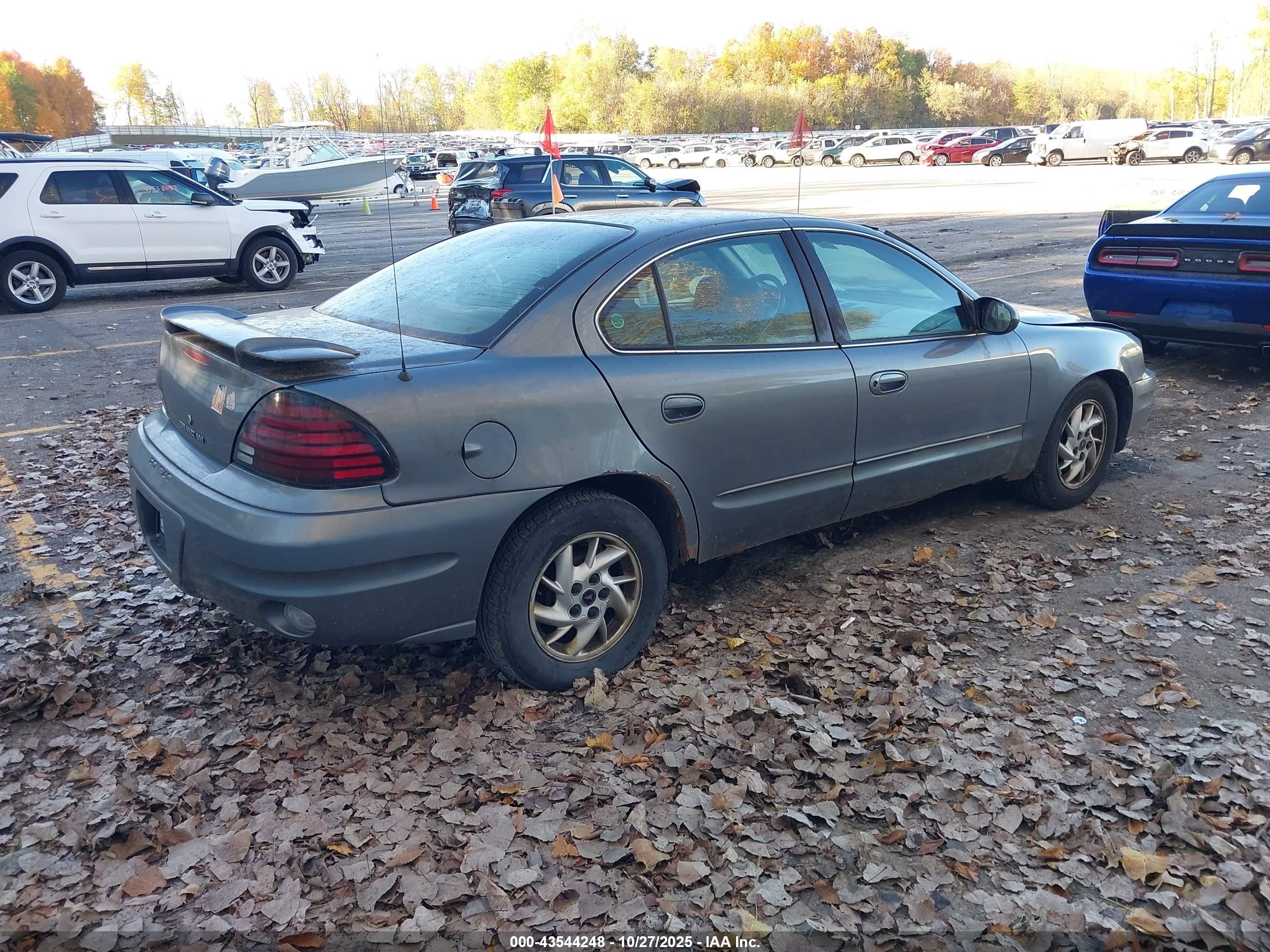 2004 Pontiac Grand Am Se Gray vin: 1G2NE52F14M575698