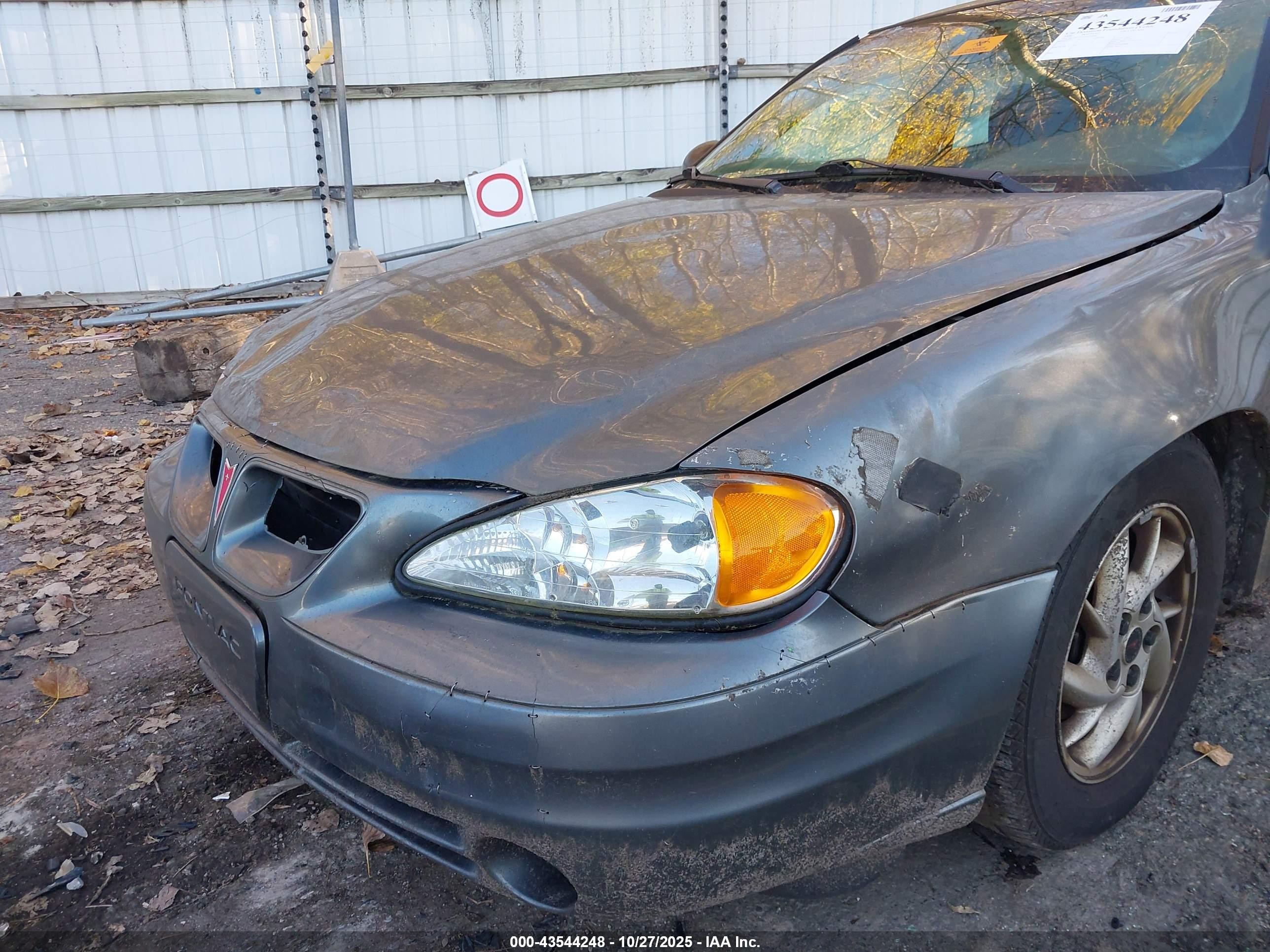 2004 Pontiac Grand Am Se Gray vin: 1G2NE52F14M575698
