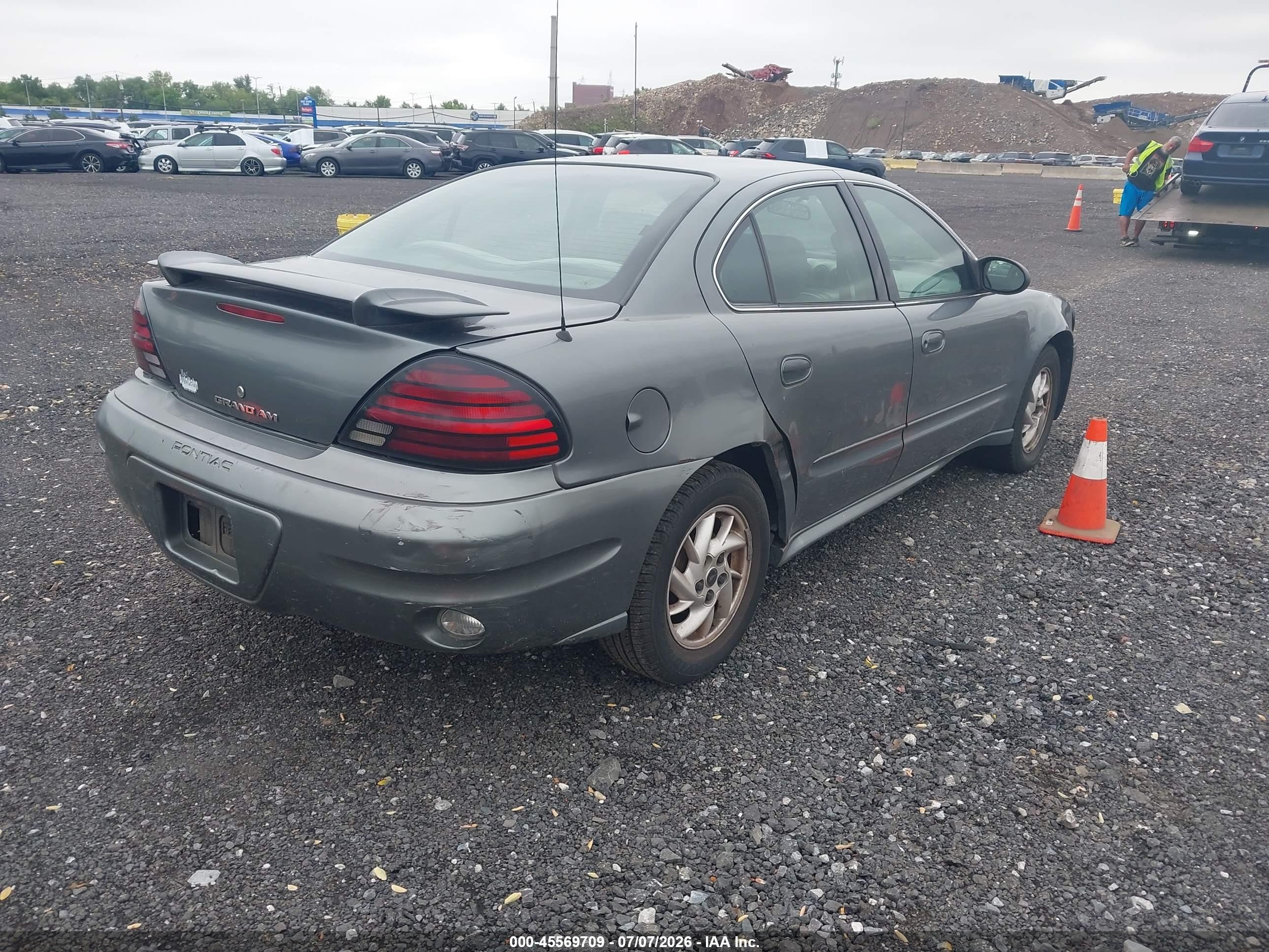2003 Pontiac Grand Am Se Gray vin: 1G2NE52F23C258033