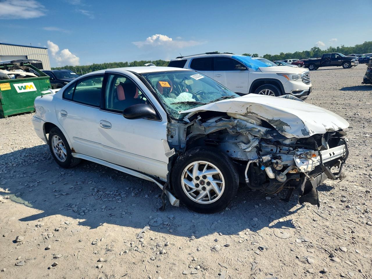 2004 Pontiac Grand Am Se Белый vin: 1G2NE52F34M546445