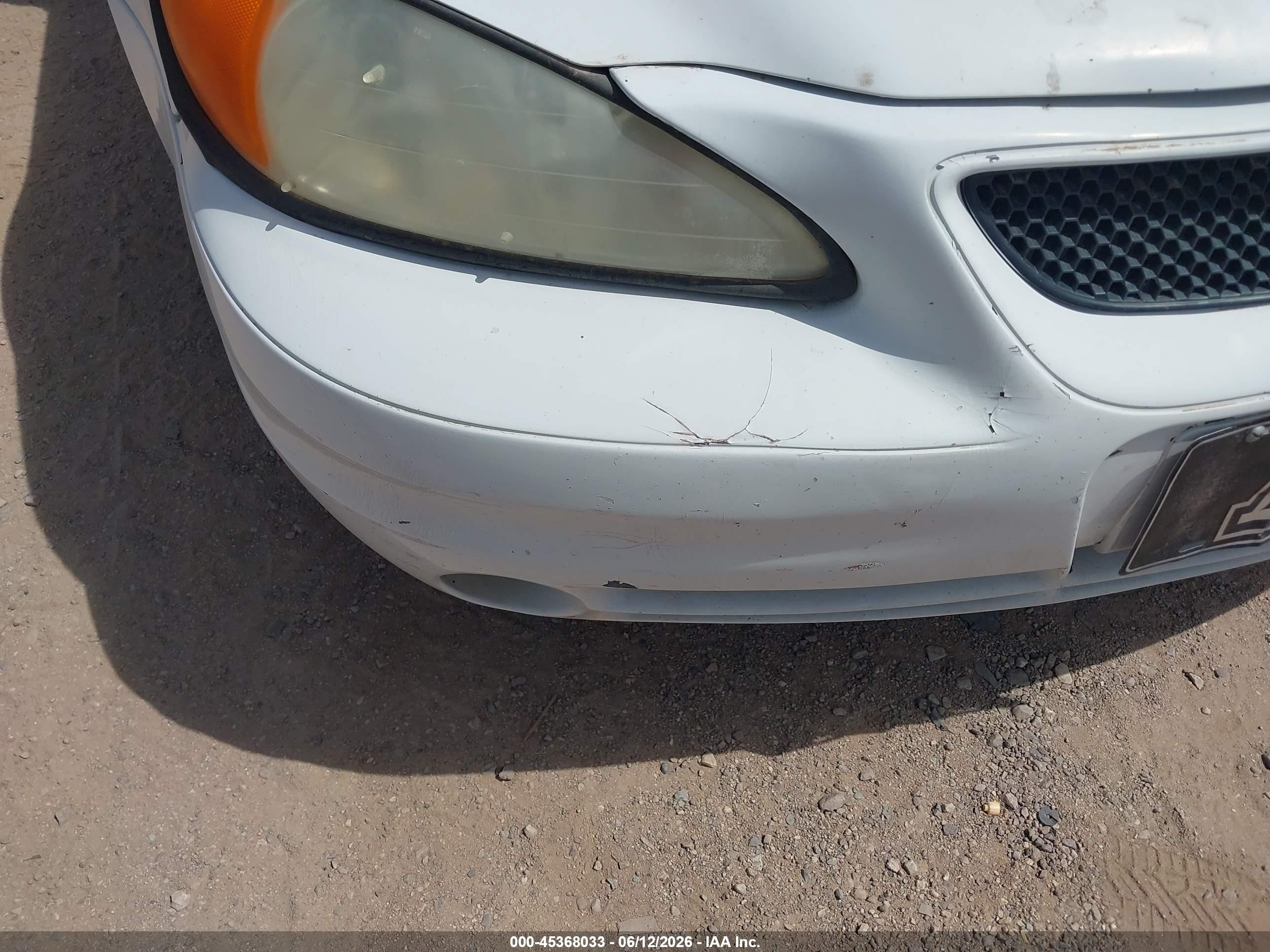 2003 Pontiac Grand Am Se White vin: 1G2NE52F43C326641