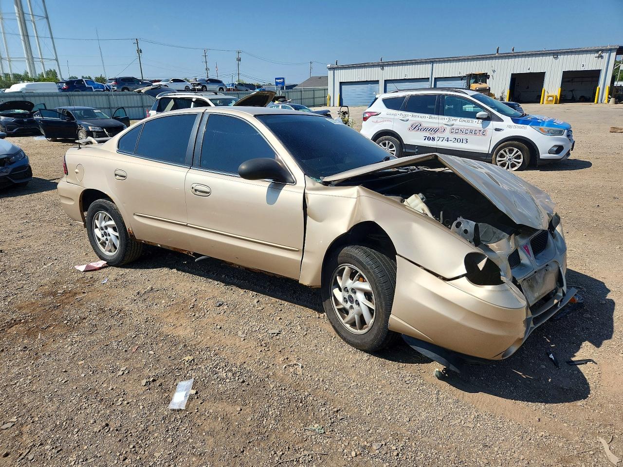 2004 Pontiac Grand Am Se Желто-коричневый vin: 1G2NE52F44M514331