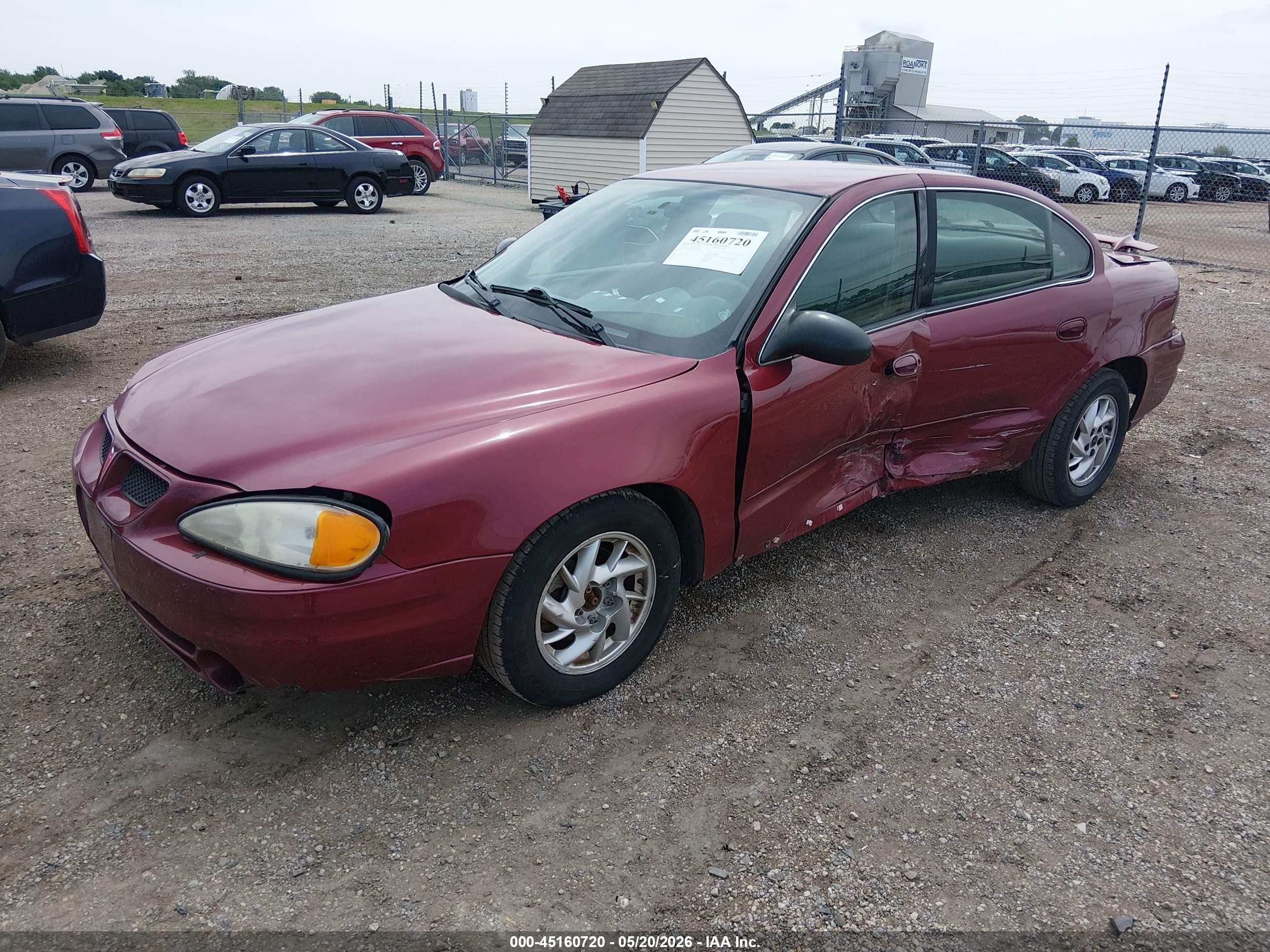 2004 Pontiac Grand Am Se Red vin: 1G2NE52F44M637983