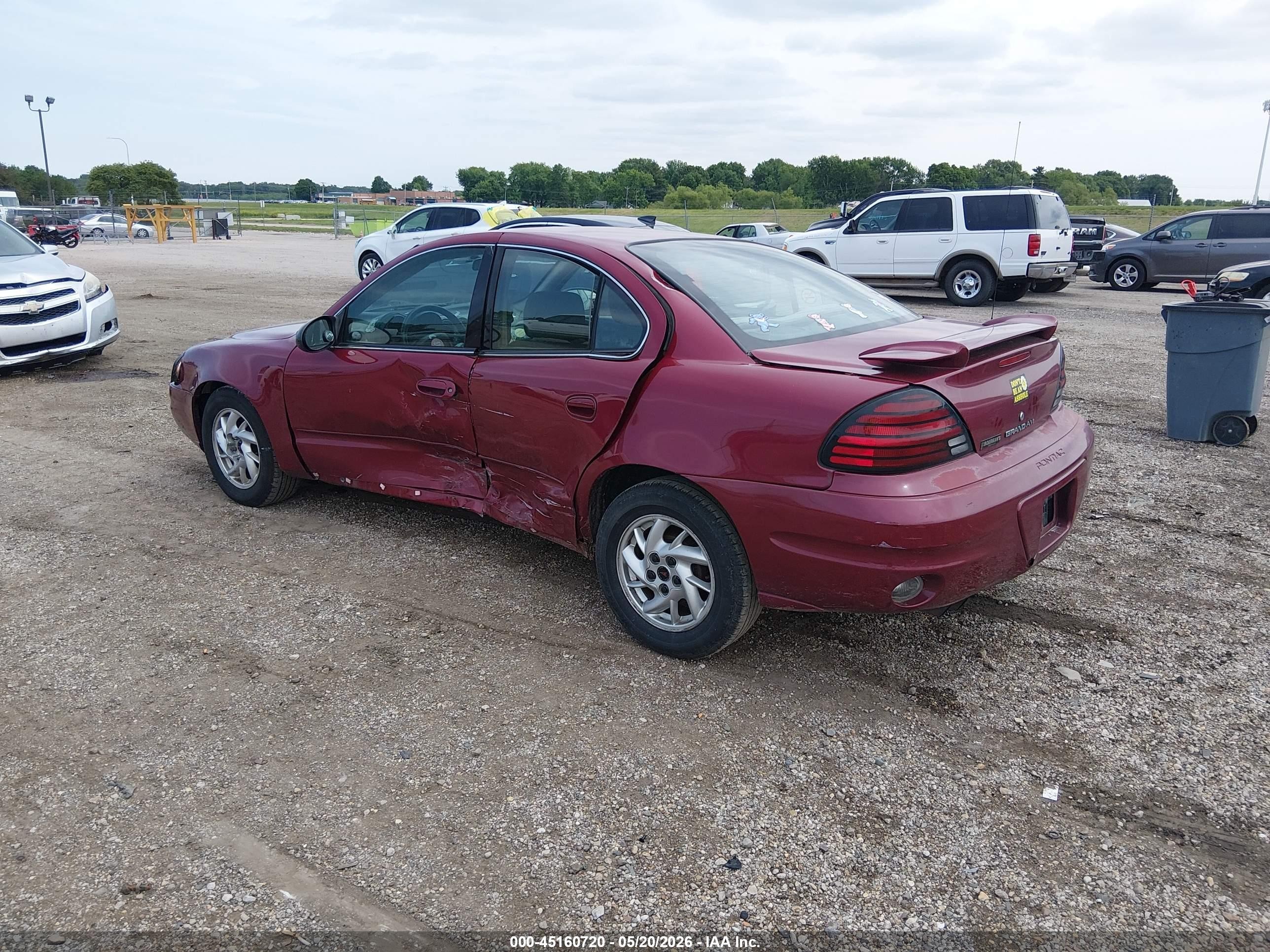 2004 Pontiac Grand Am Se Red vin: 1G2NE52F44M637983