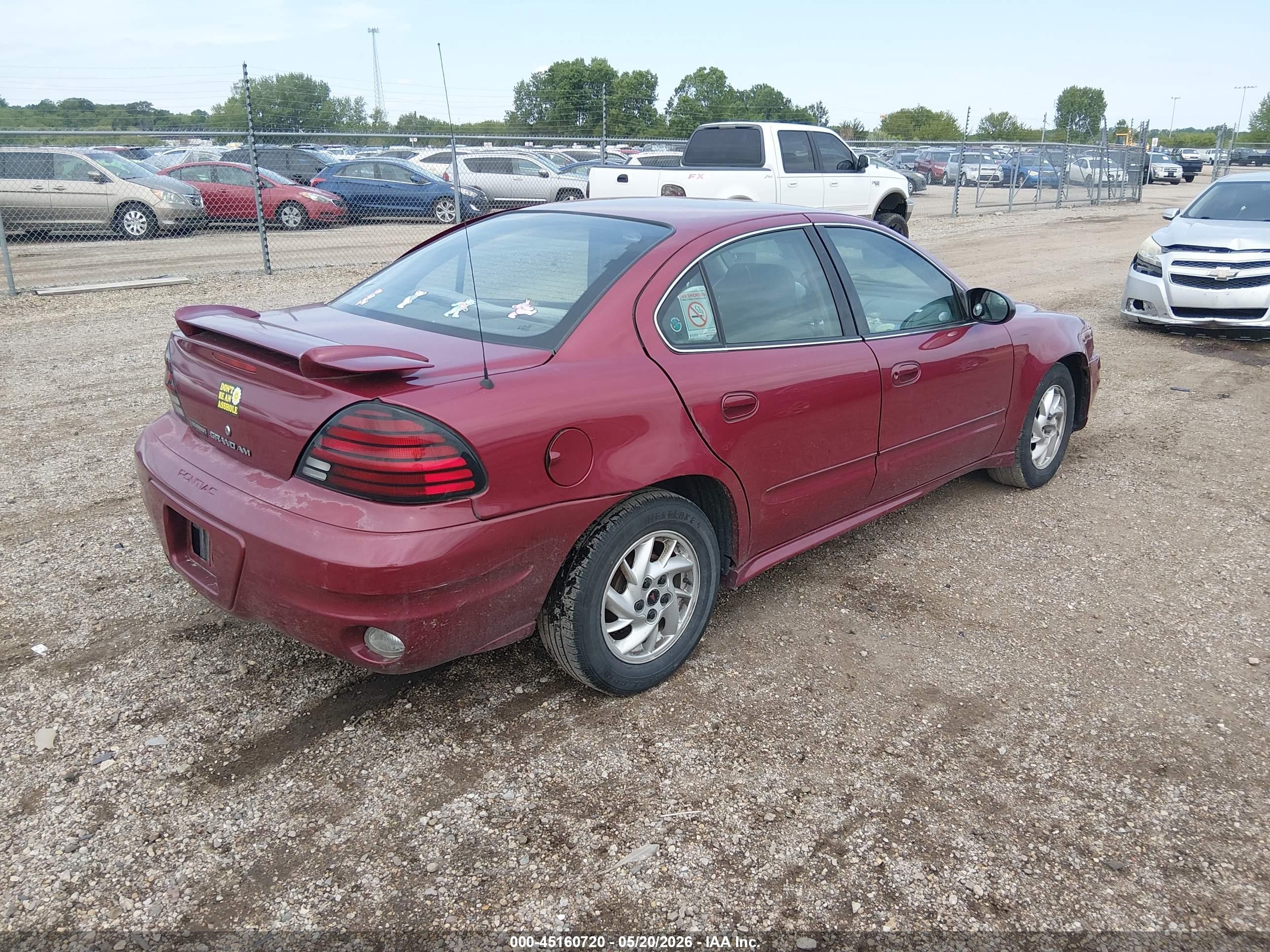 2004 Pontiac Grand Am Se Red vin: 1G2NE52F44M637983
