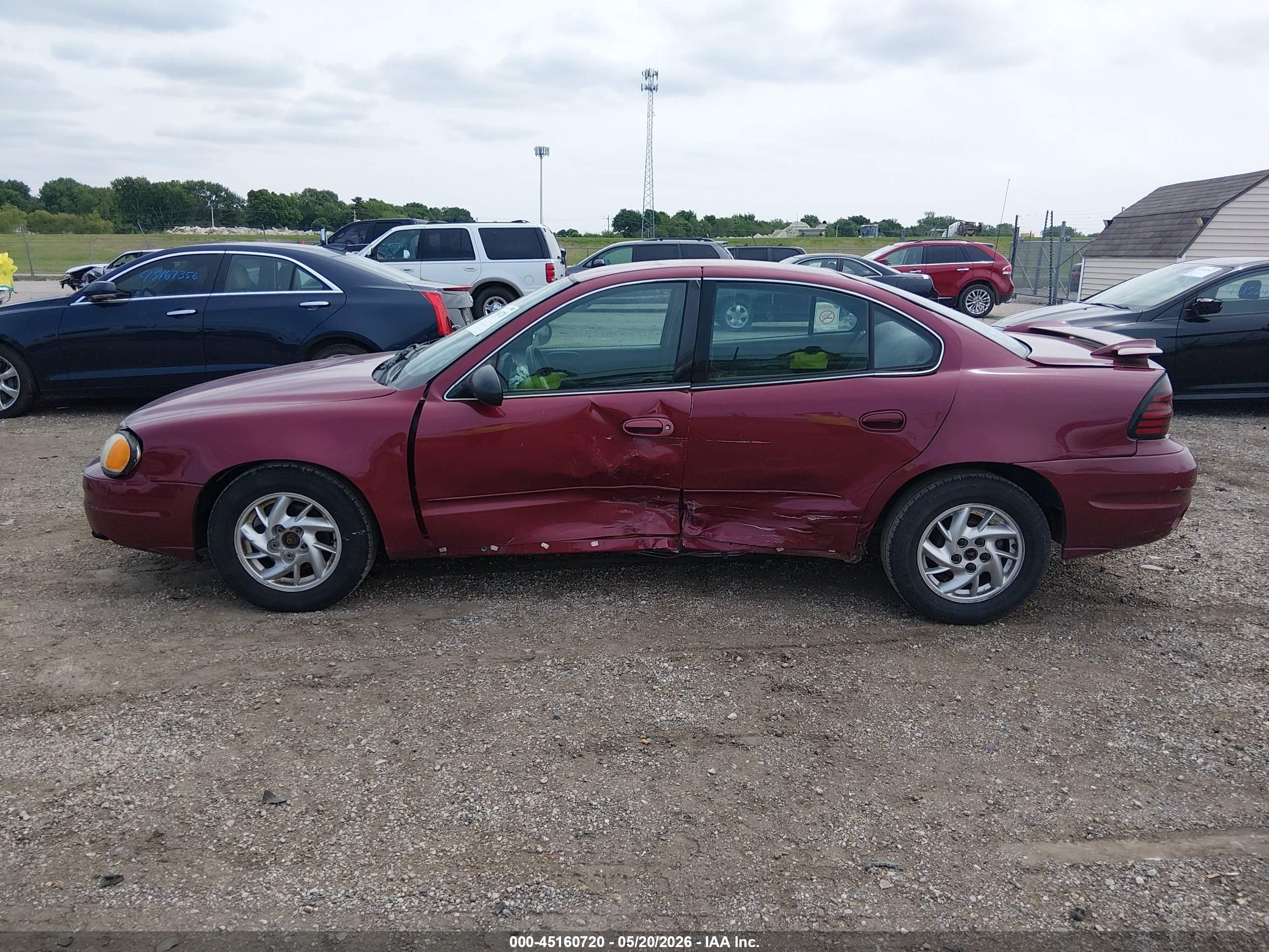 2004 Pontiac Grand Am Se Red vin: 1G2NE52F44M637983
