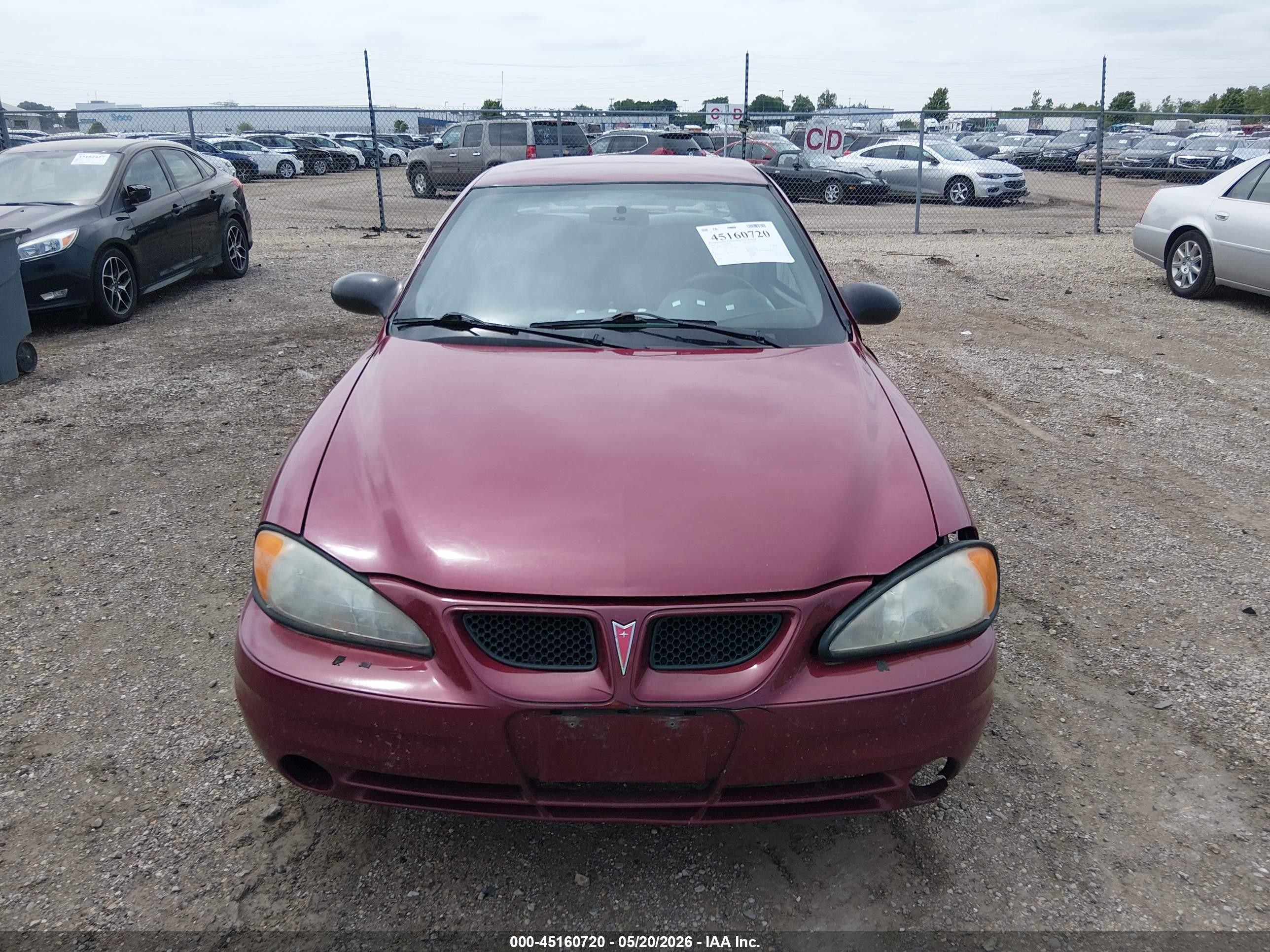 2004 Pontiac Grand Am Se Red vin: 1G2NE52F44M637983