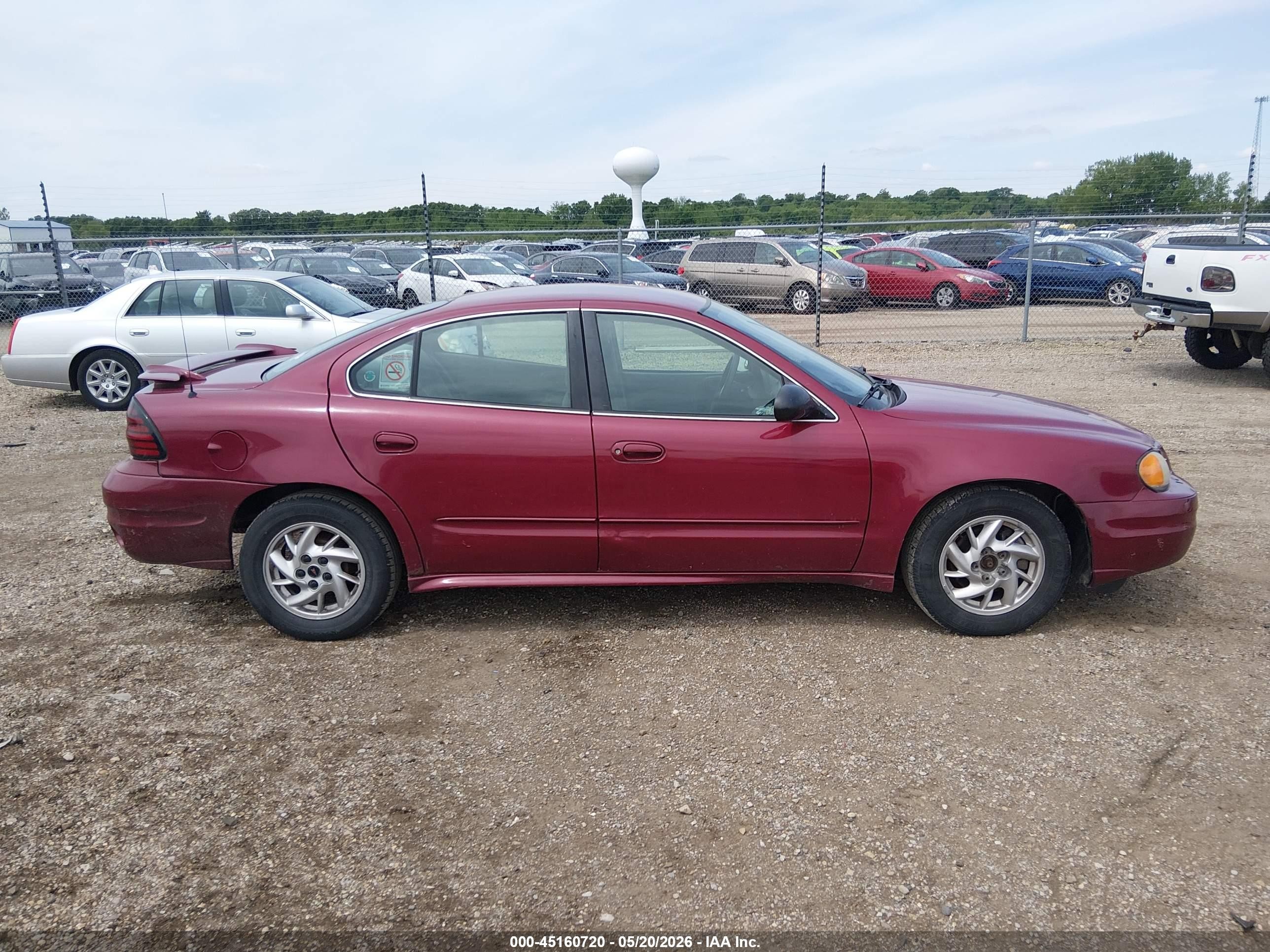 2004 Pontiac Grand Am Se Red vin: 1G2NE52F44M637983