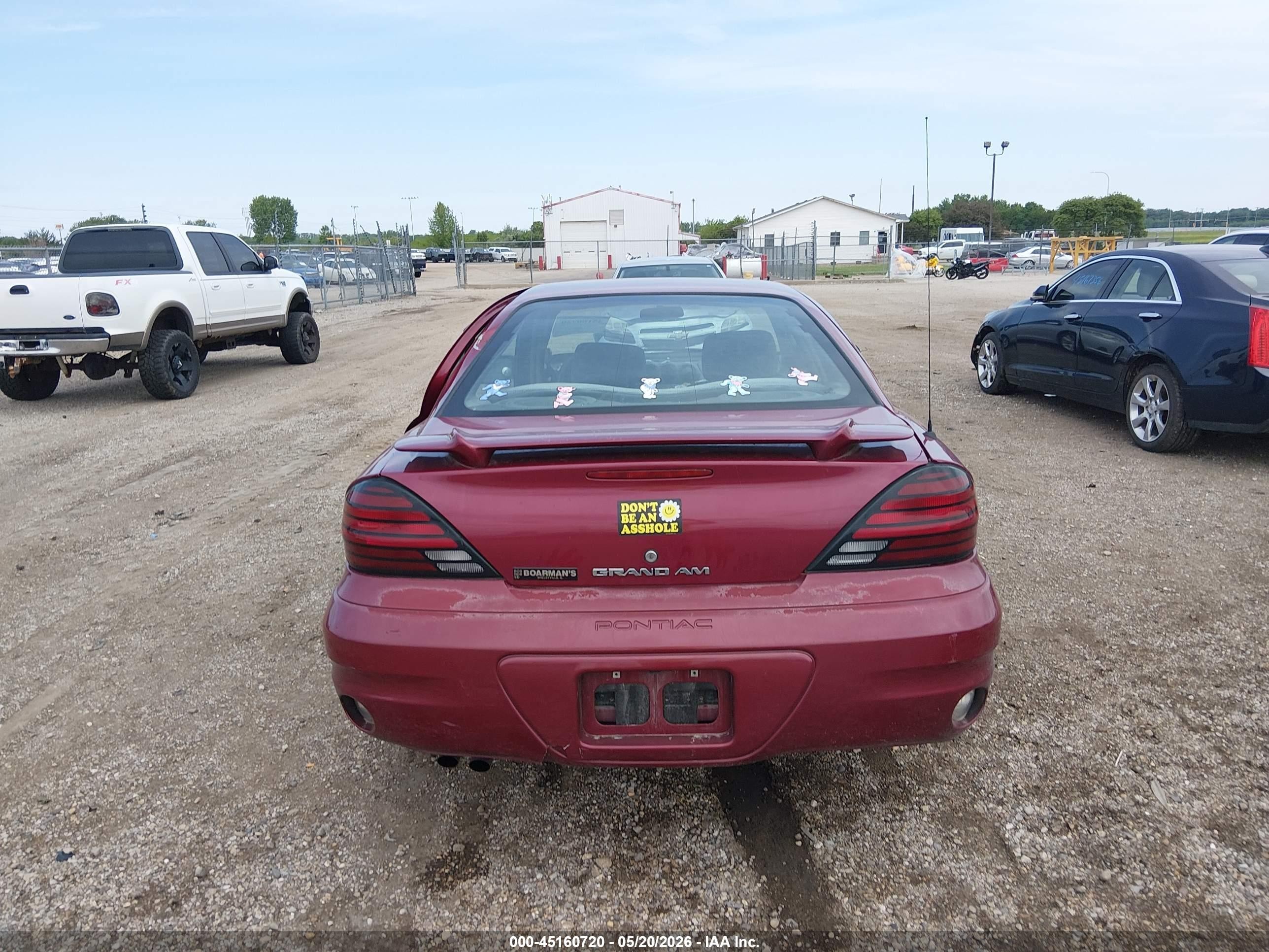 2004 Pontiac Grand Am Se Red vin: 1G2NE52F44M637983