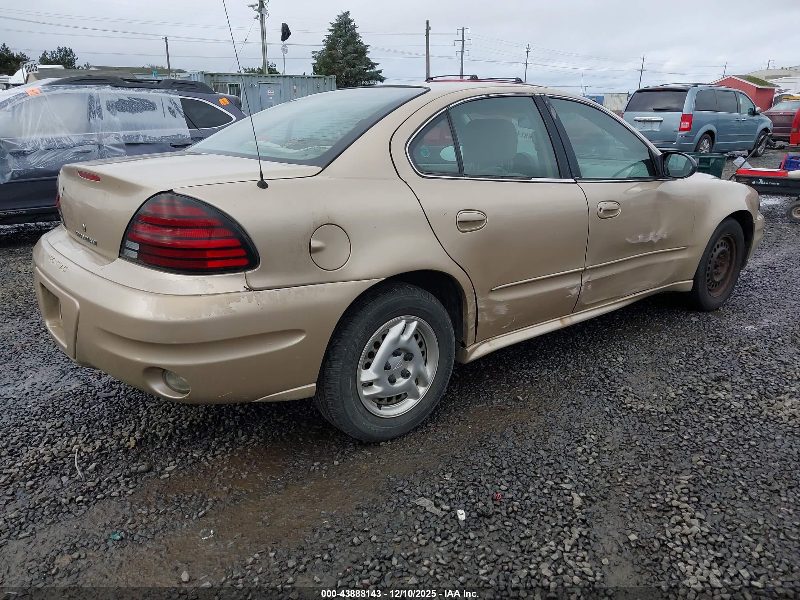 2004 Pontiac Grand Am Se Beige vin: 1G2NE52F84M693912