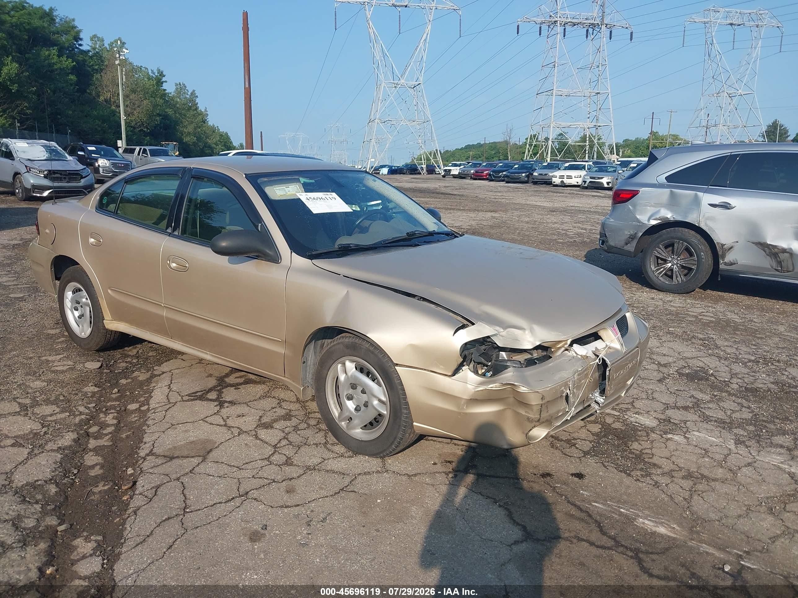2004 Pontiac Grand Am Se Золотой vin: 1G2NE52F94M700379