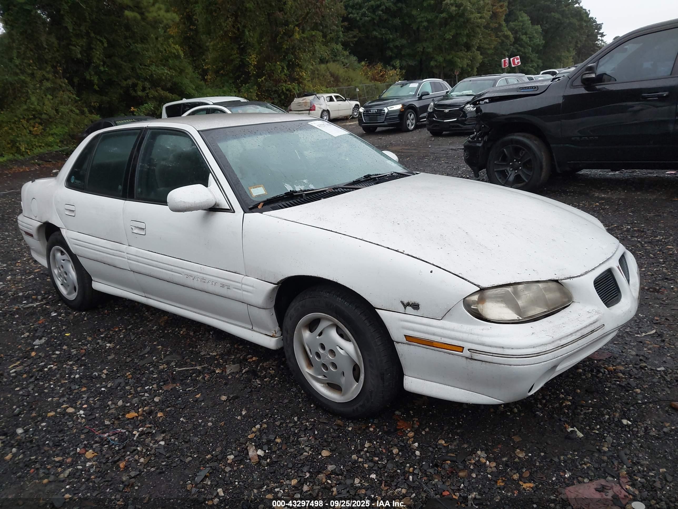 1997 Pontiac Grand Am Se Белый vin: 1G2NE52M4VC732761