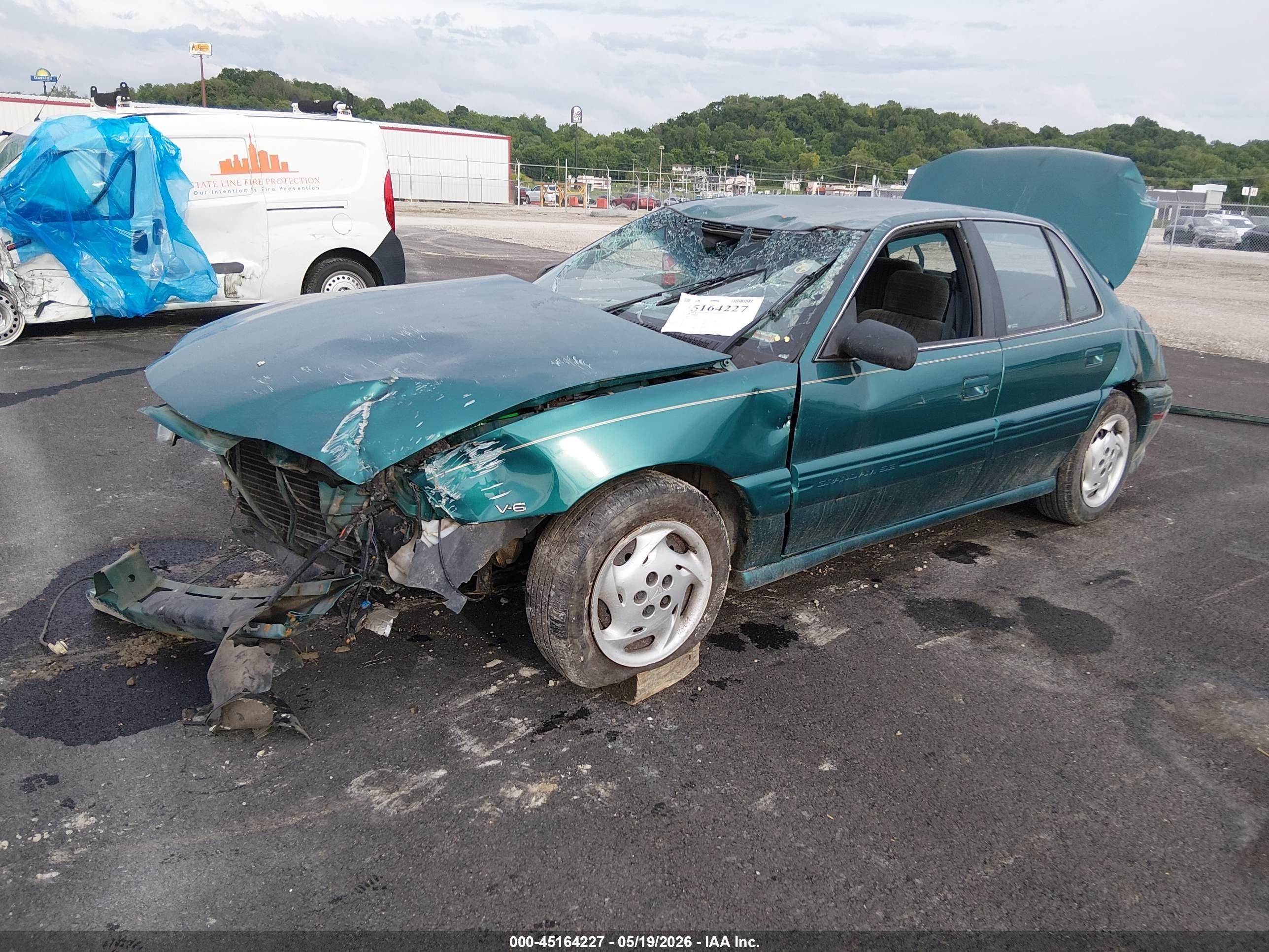 1996 Pontiac Grand Am Se Green vin: 1G2NE52M5TM573269