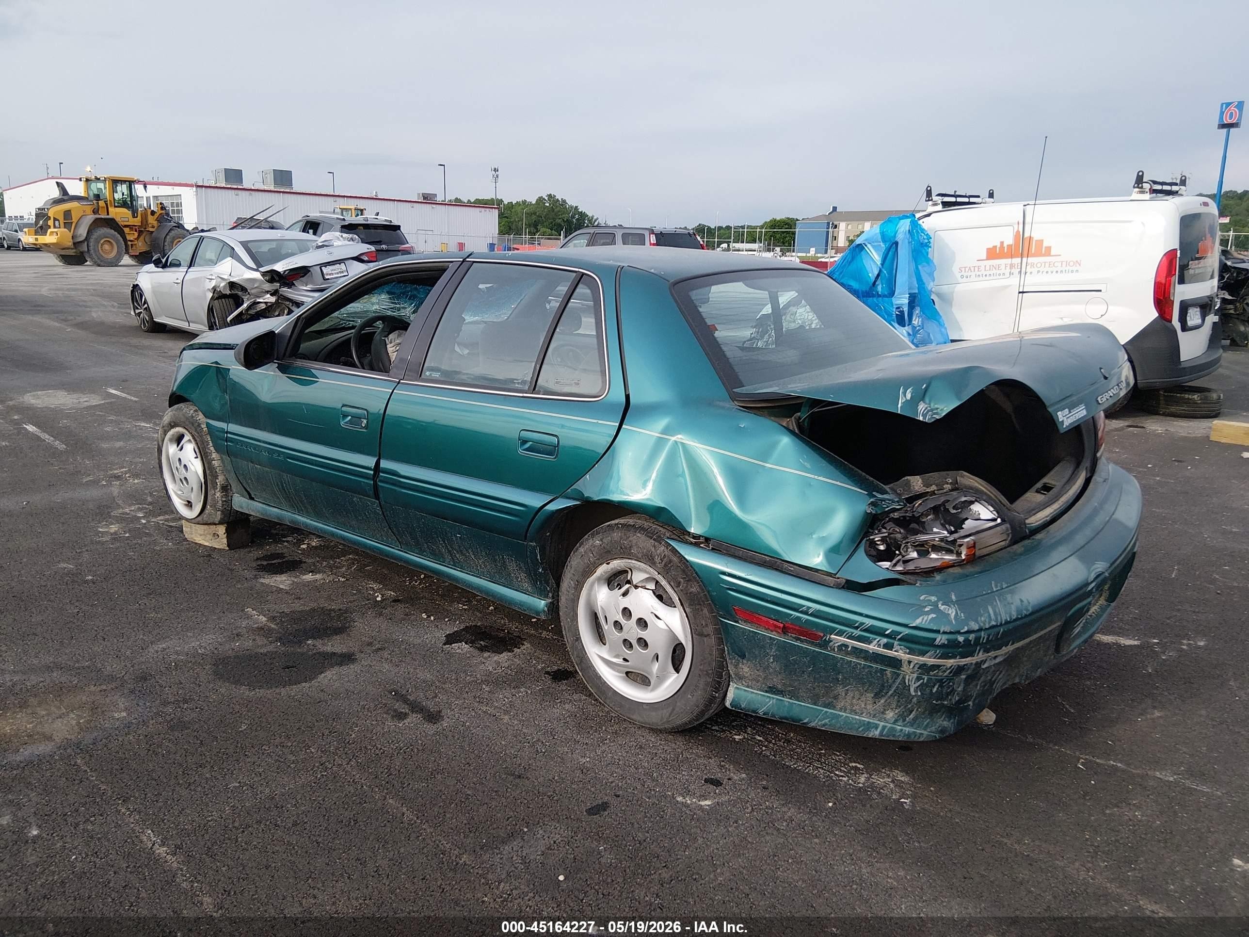 1996 Pontiac Grand Am Se Green vin: 1G2NE52M5TM573269