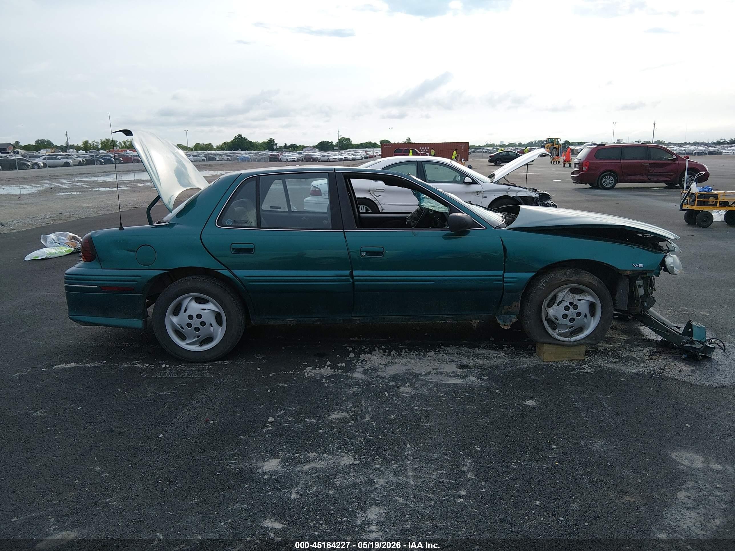 1996 Pontiac Grand Am Se Green vin: 1G2NE52M5TM573269