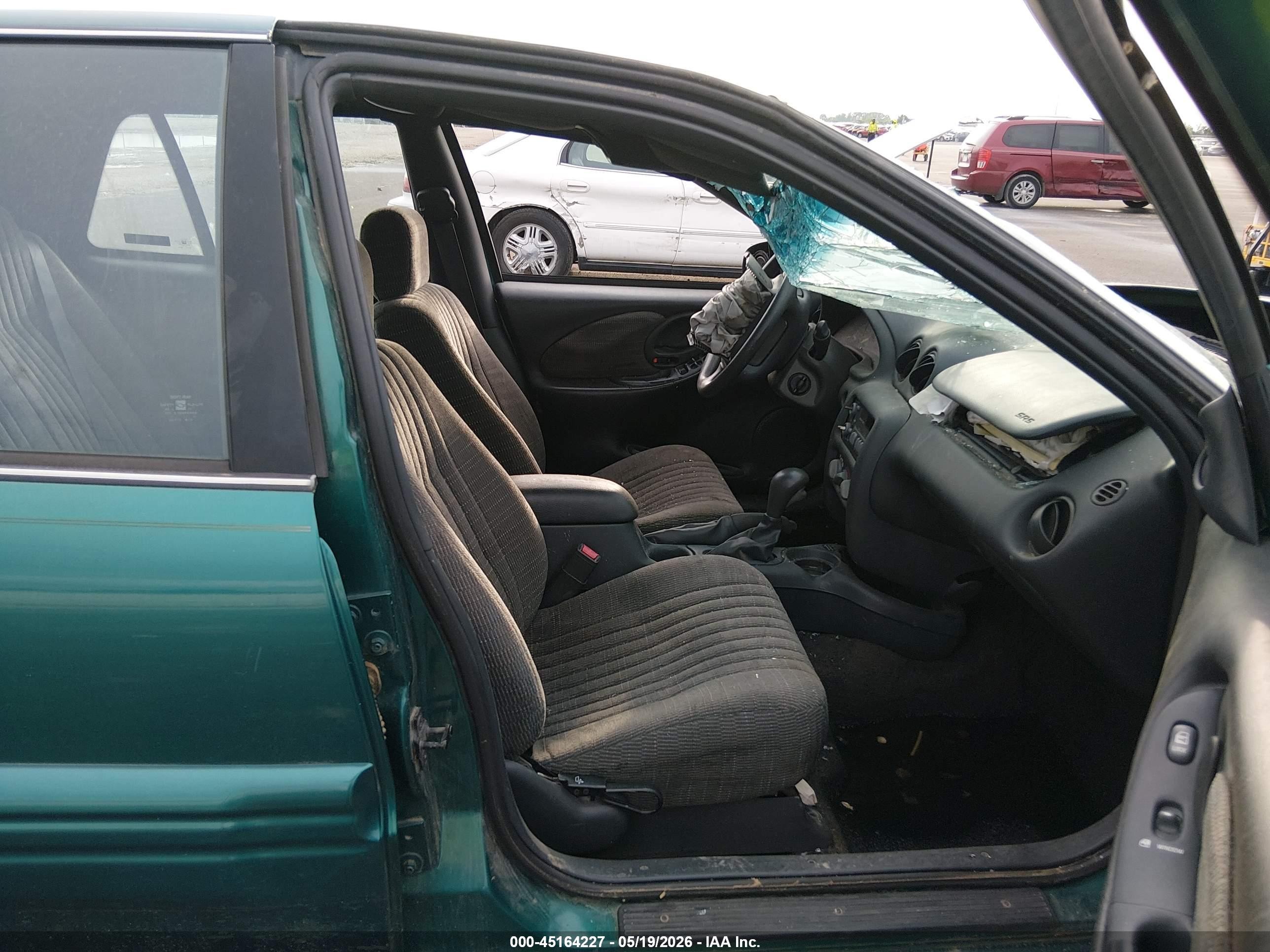 1996 Pontiac Grand Am Se Green vin: 1G2NE52M5TM573269